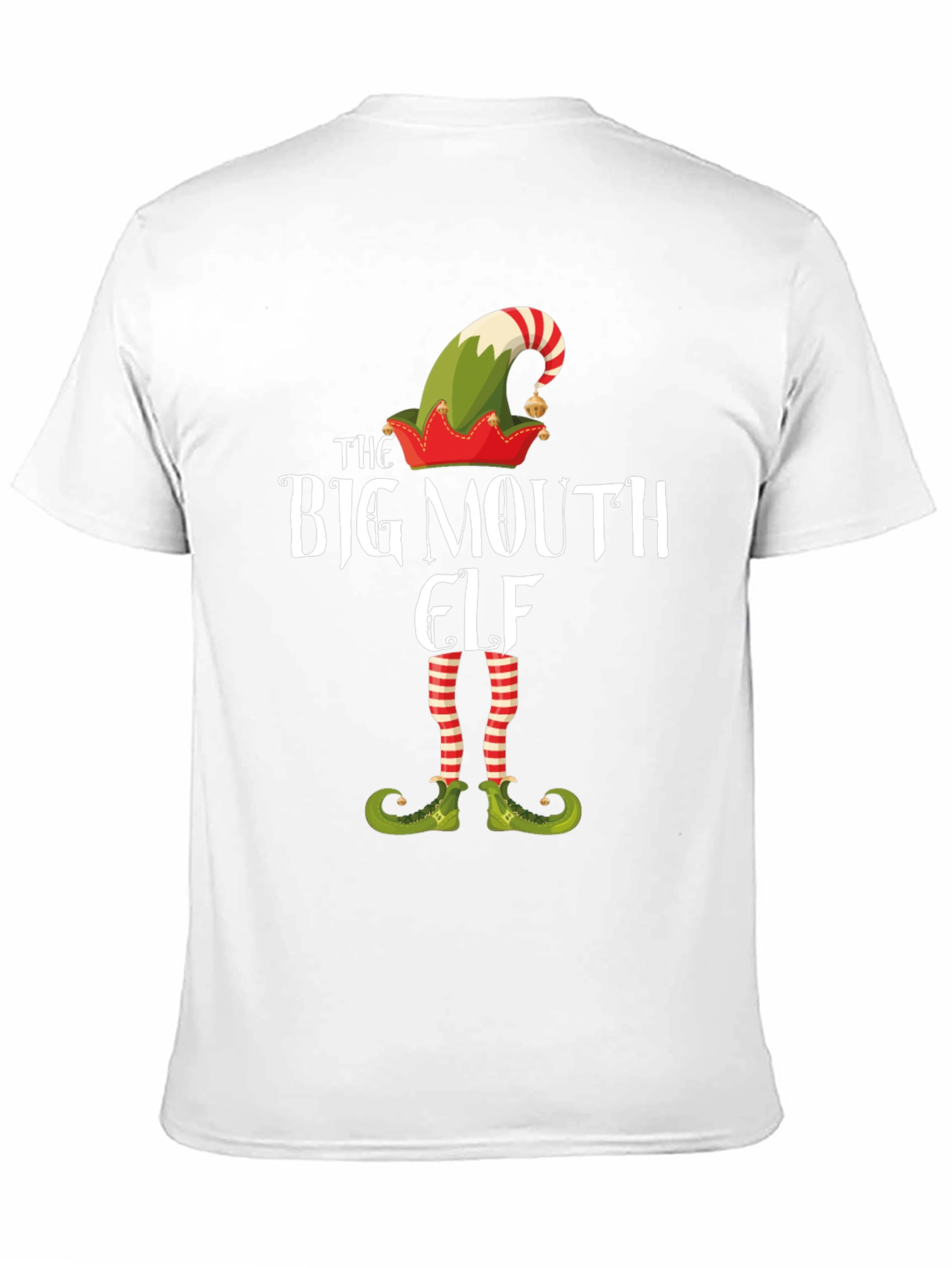 The Big Mouth Elf Graphic T-Shirt - Christmas Tee