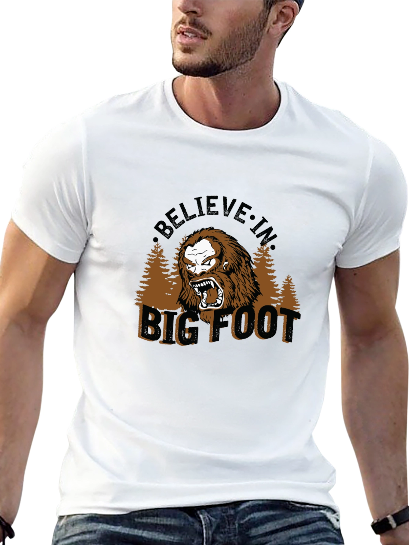 Believe In Bigfoot Graphic Tee
