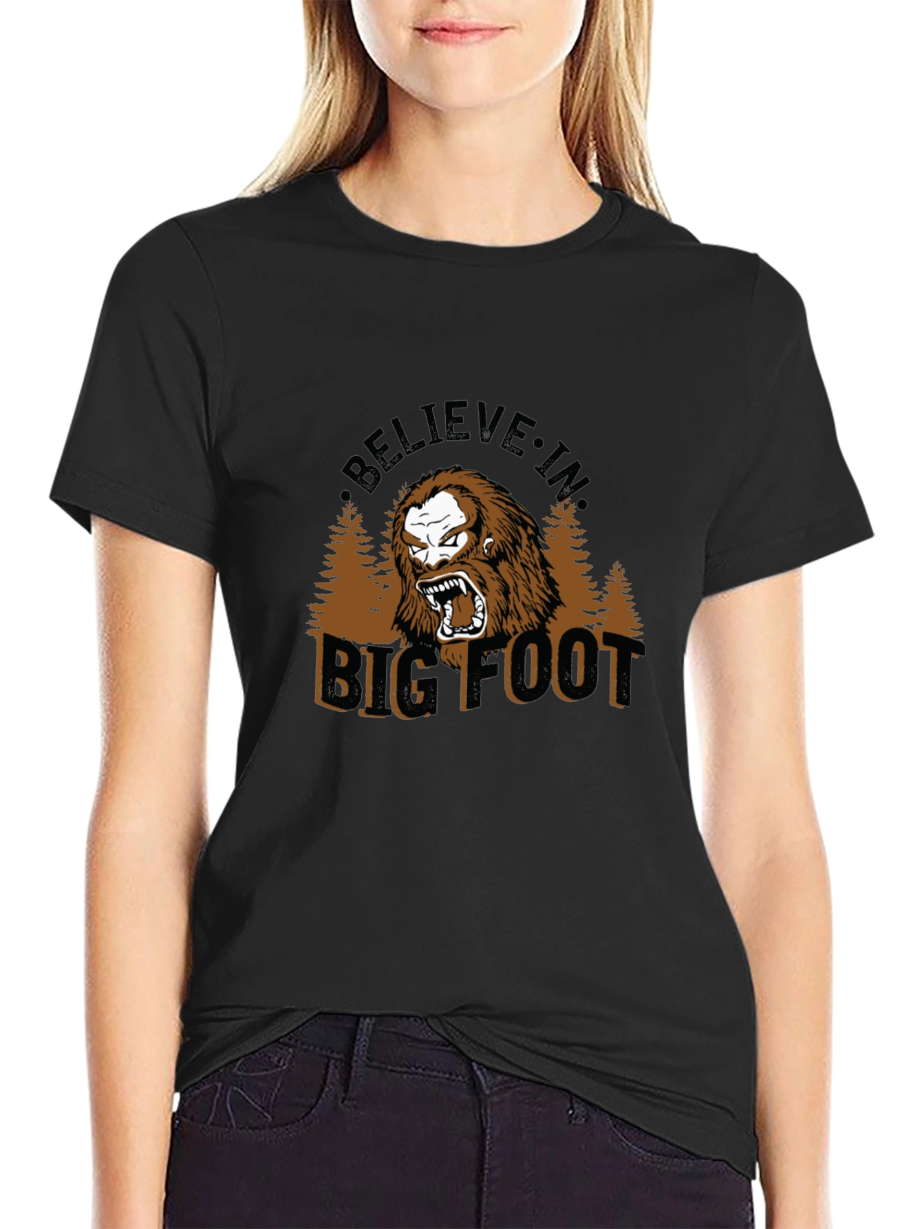 Believe In Bigfoot Graphic Tee
