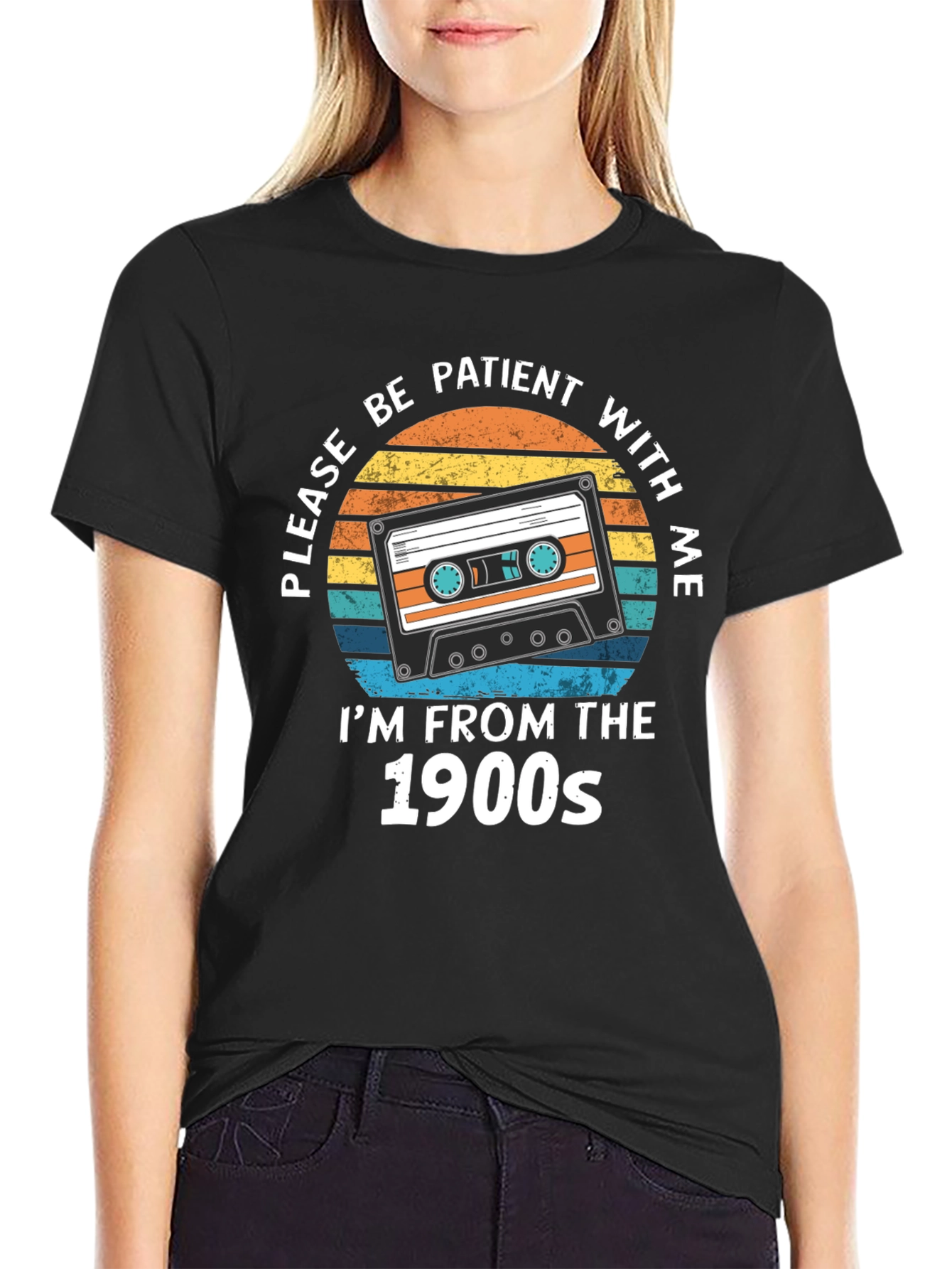 Retro Cassette Tape T-Shirt - 1900s Throwback Tee