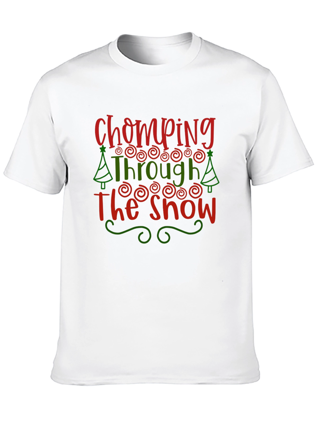 Chomping Through the Snow Christmas Tee
