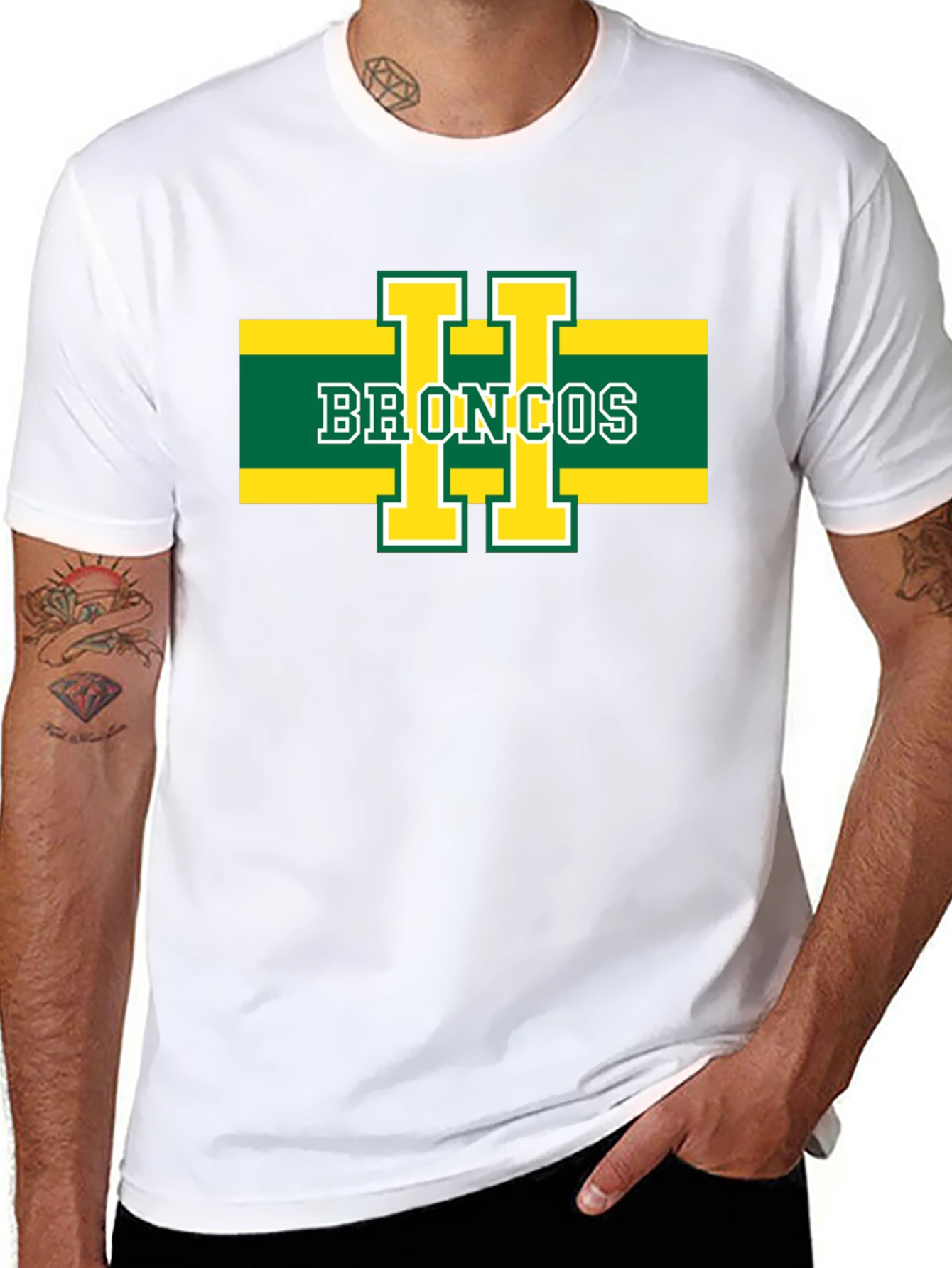 Broncos Graphic T-Shirt - Black