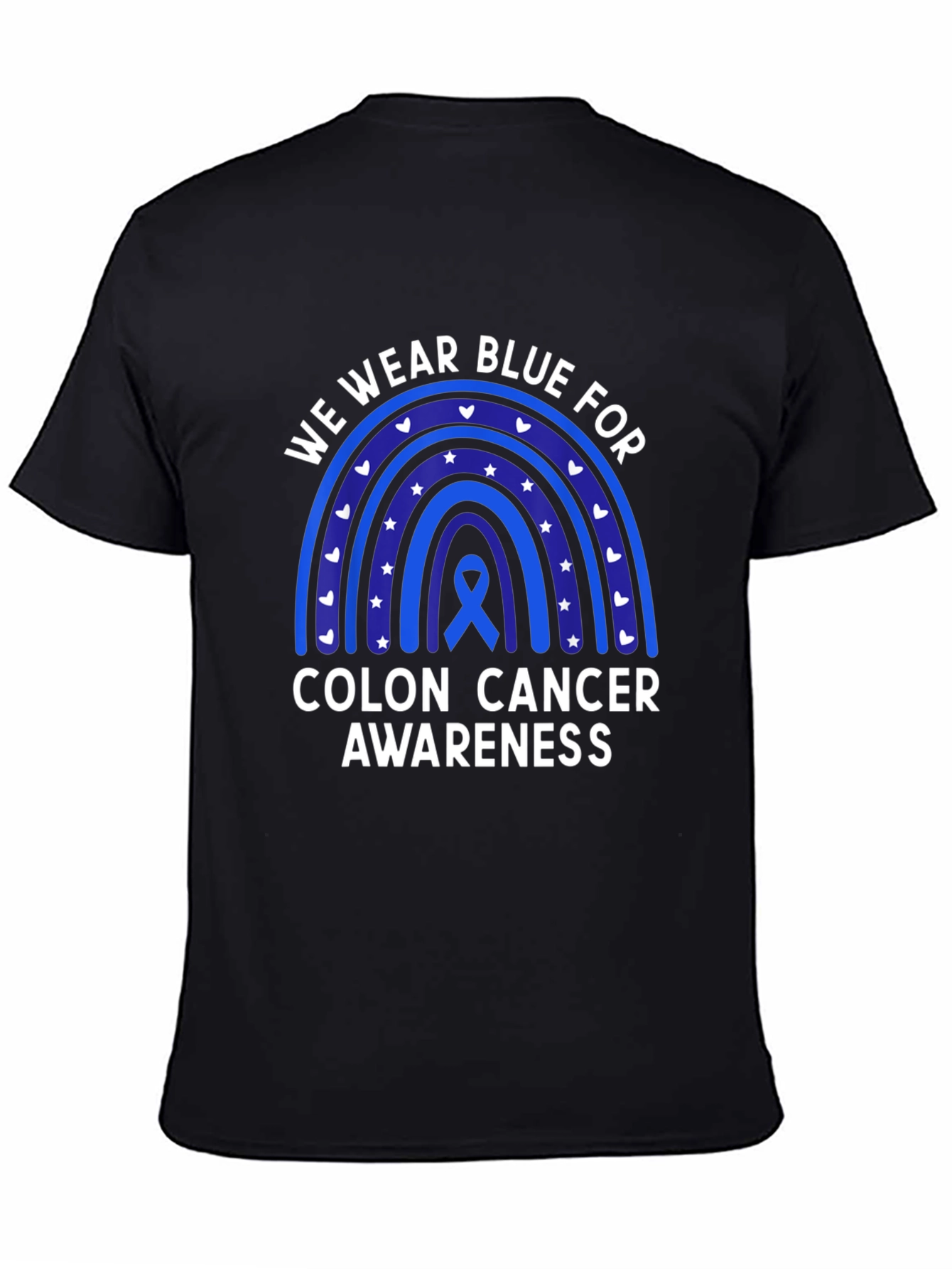 Colon Cancer Awareness Rainbow T-Shirt