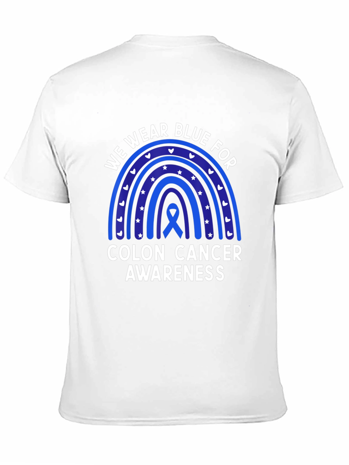 Colon Cancer Awareness Rainbow T-Shirt