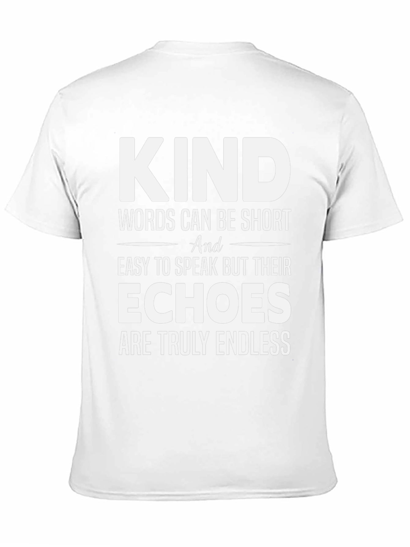 Kind Words T-Shirt: Motivational Graphic Tee