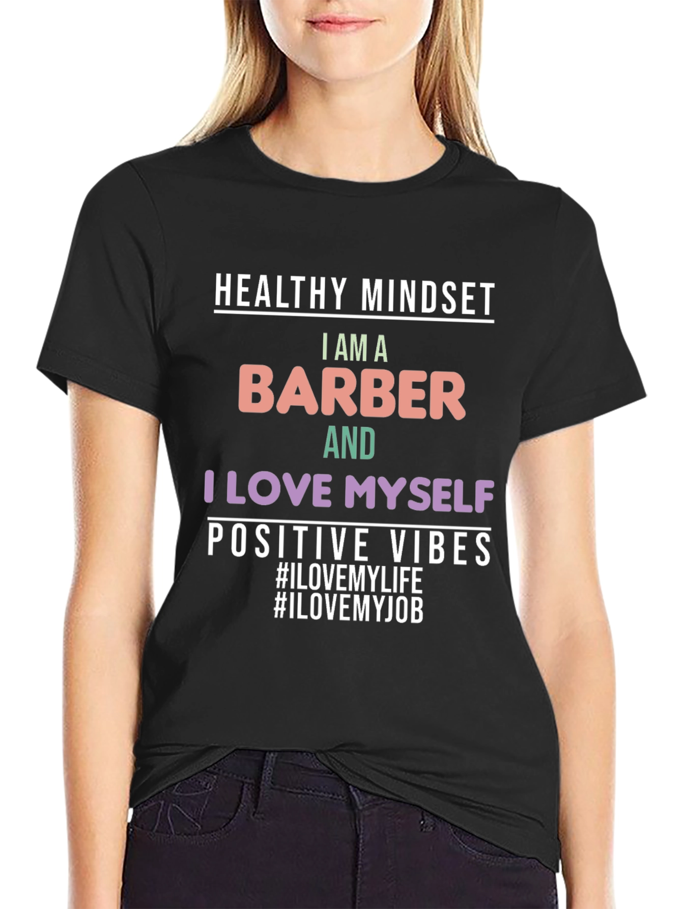 Barber Pride T-Shirt - Healthy Mindset Positive Vibes