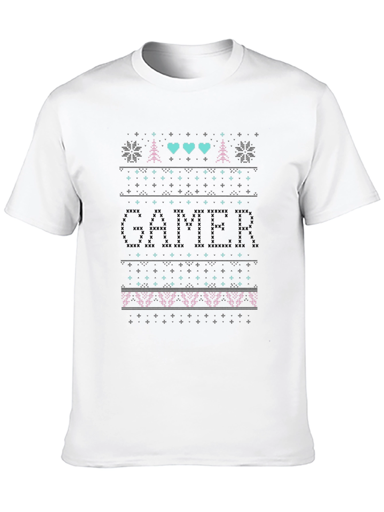 Ugly Christmas Sweater Style T-Shirt