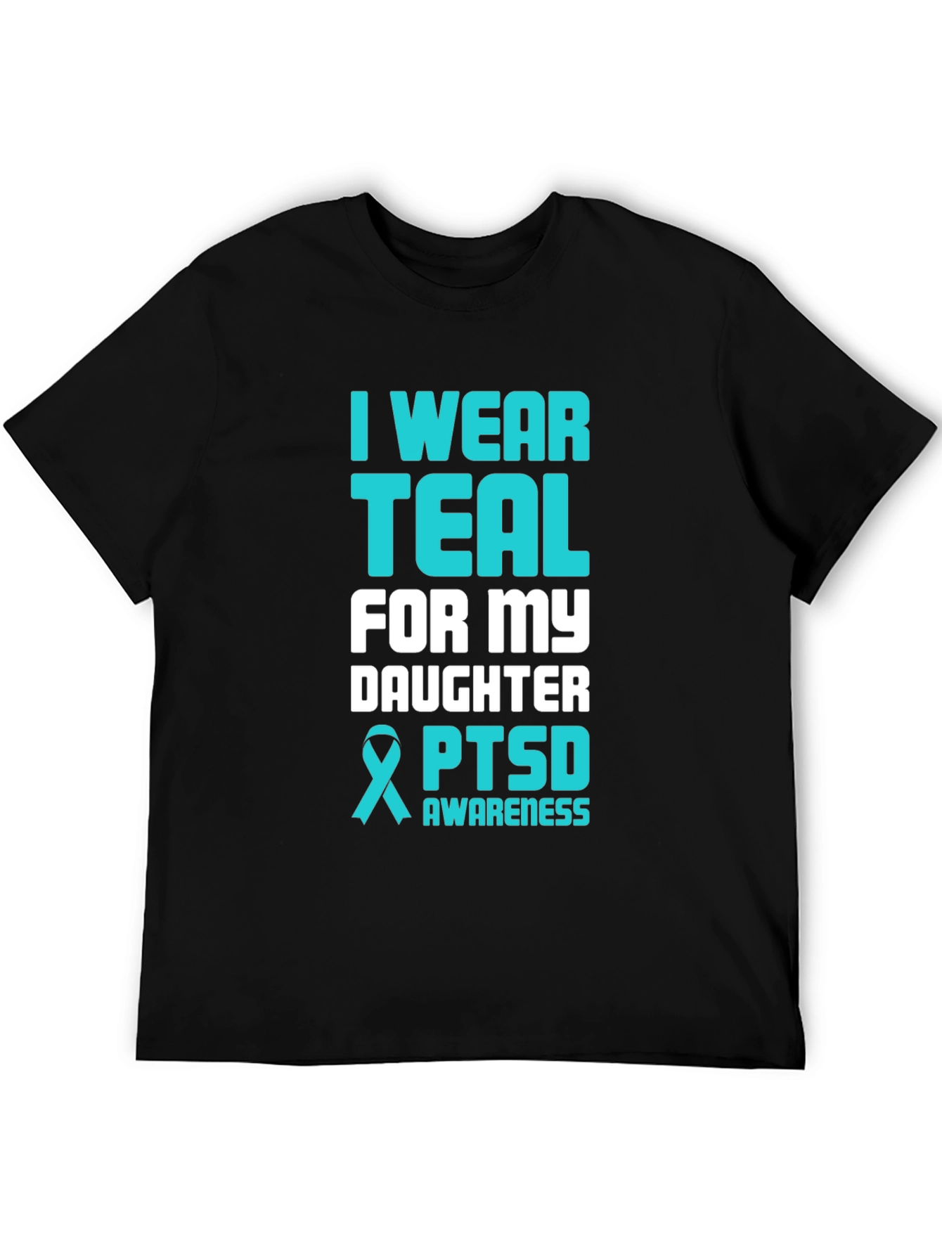 Teal PTSD Awareness Graphic T-Shirt