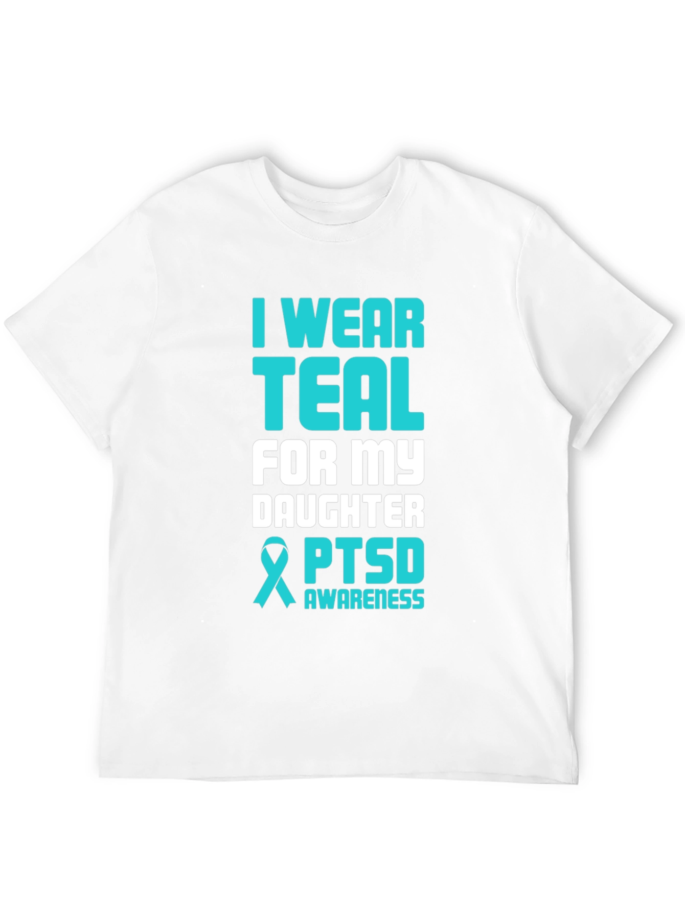 Teal PTSD Awareness Graphic T-Shirt
