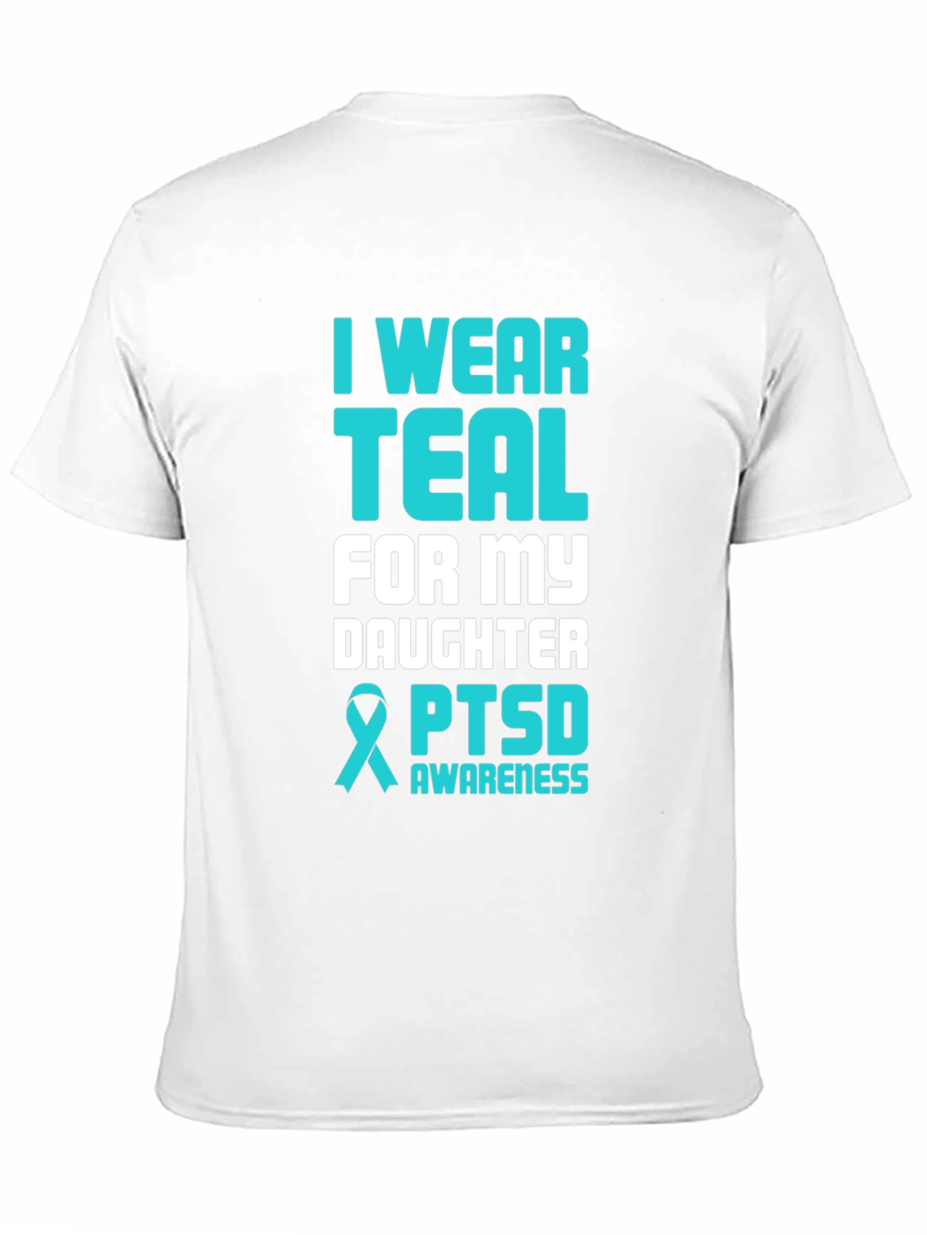 Teal PTSD Awareness Graphic T-Shirt