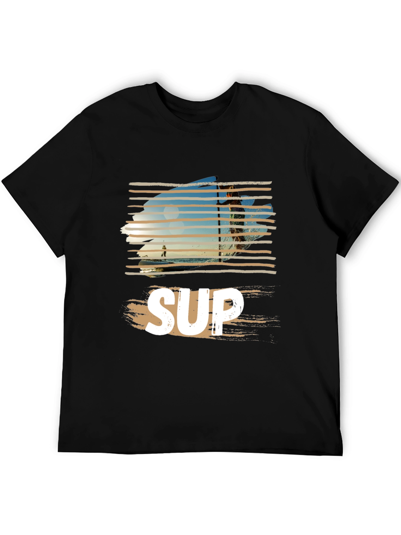 SUP Graphic T-Shirt - Stand Up Paddle Boarder Tee