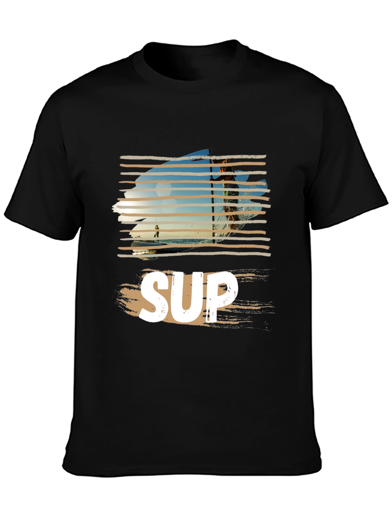 SUP Graphic T-Shirt - Stand Up Paddle Boarder Tee
