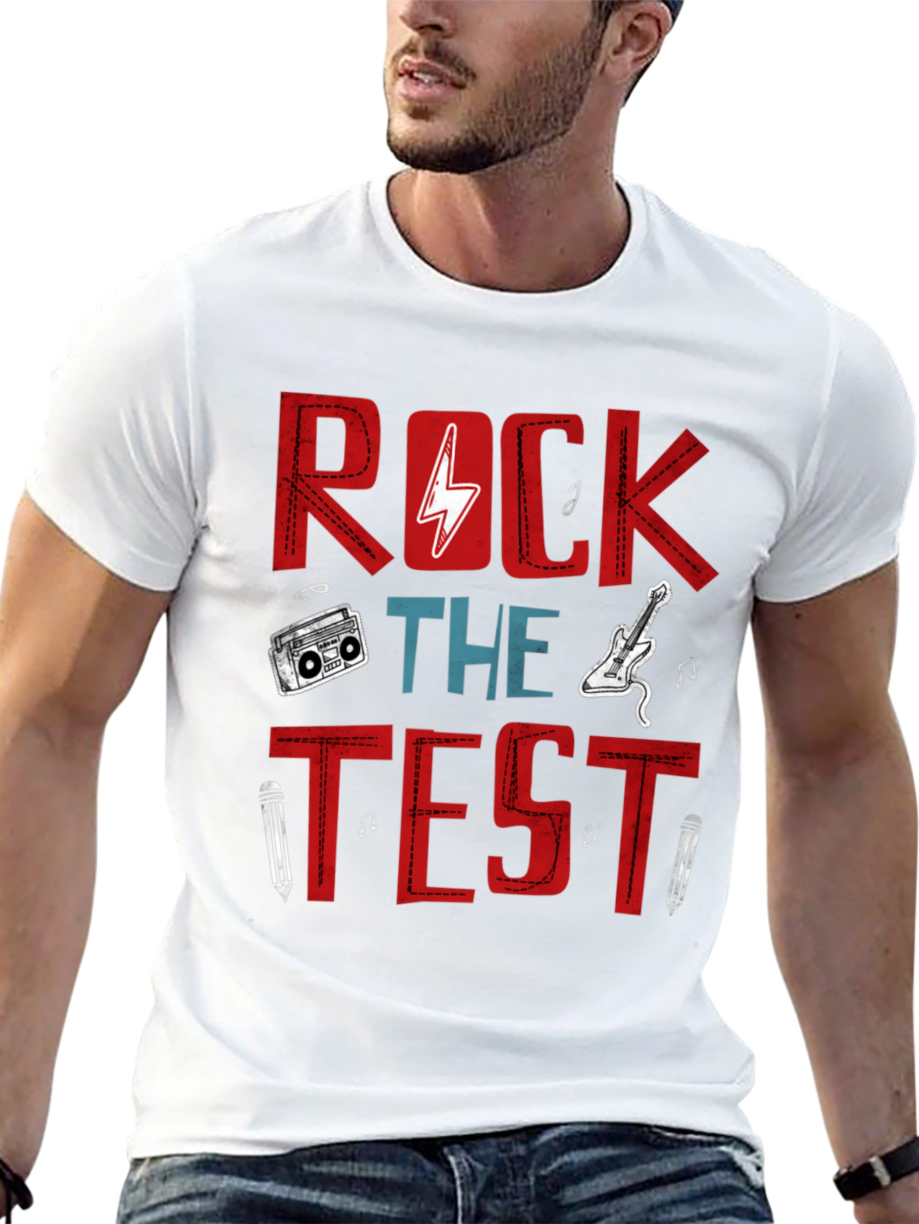 Rock The Test T-Shirt - Music & Education