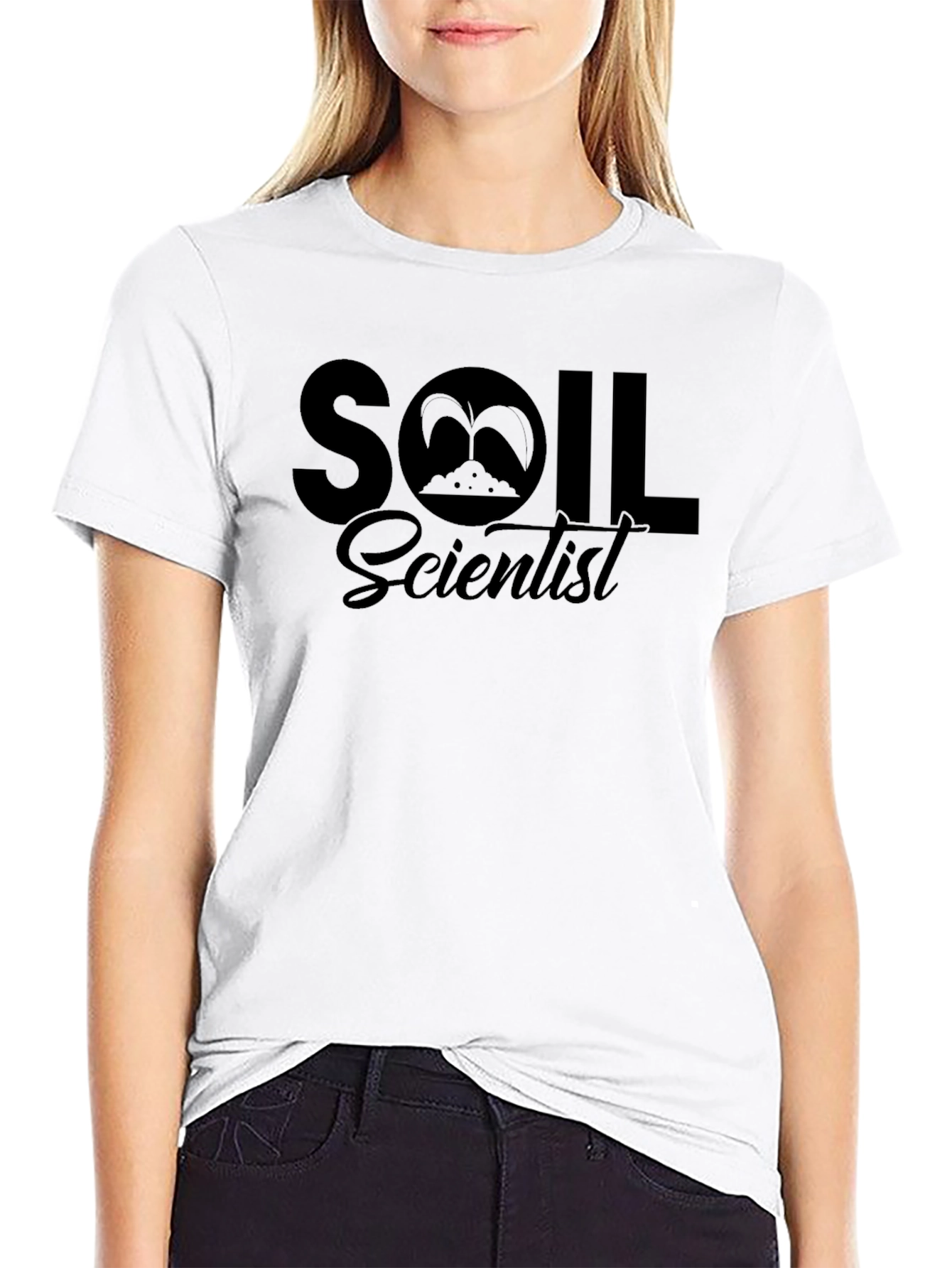 Soil Scientist Graphic T-Shirt - Black Cotton Tee