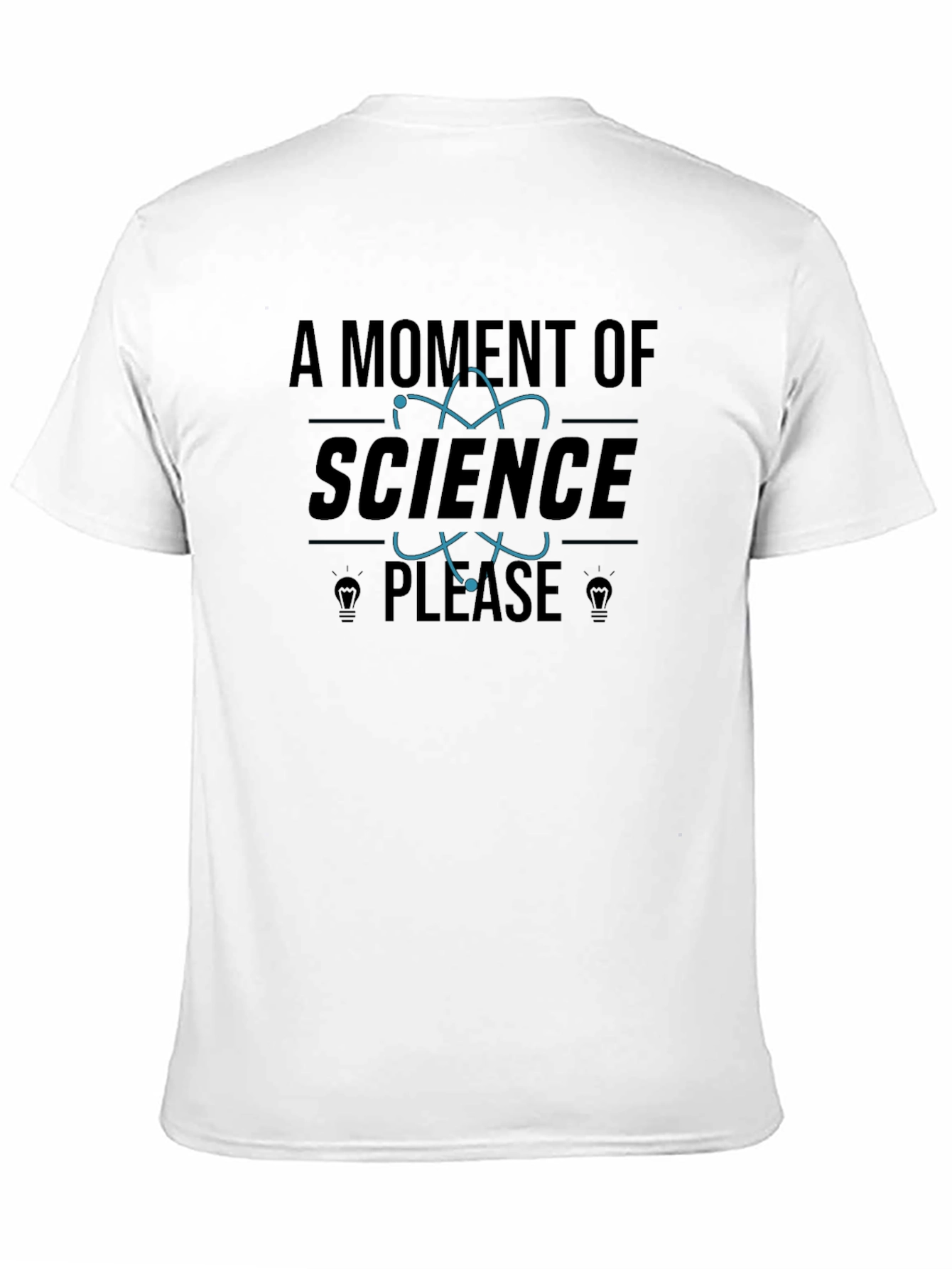 Science Please Black T-Shirt