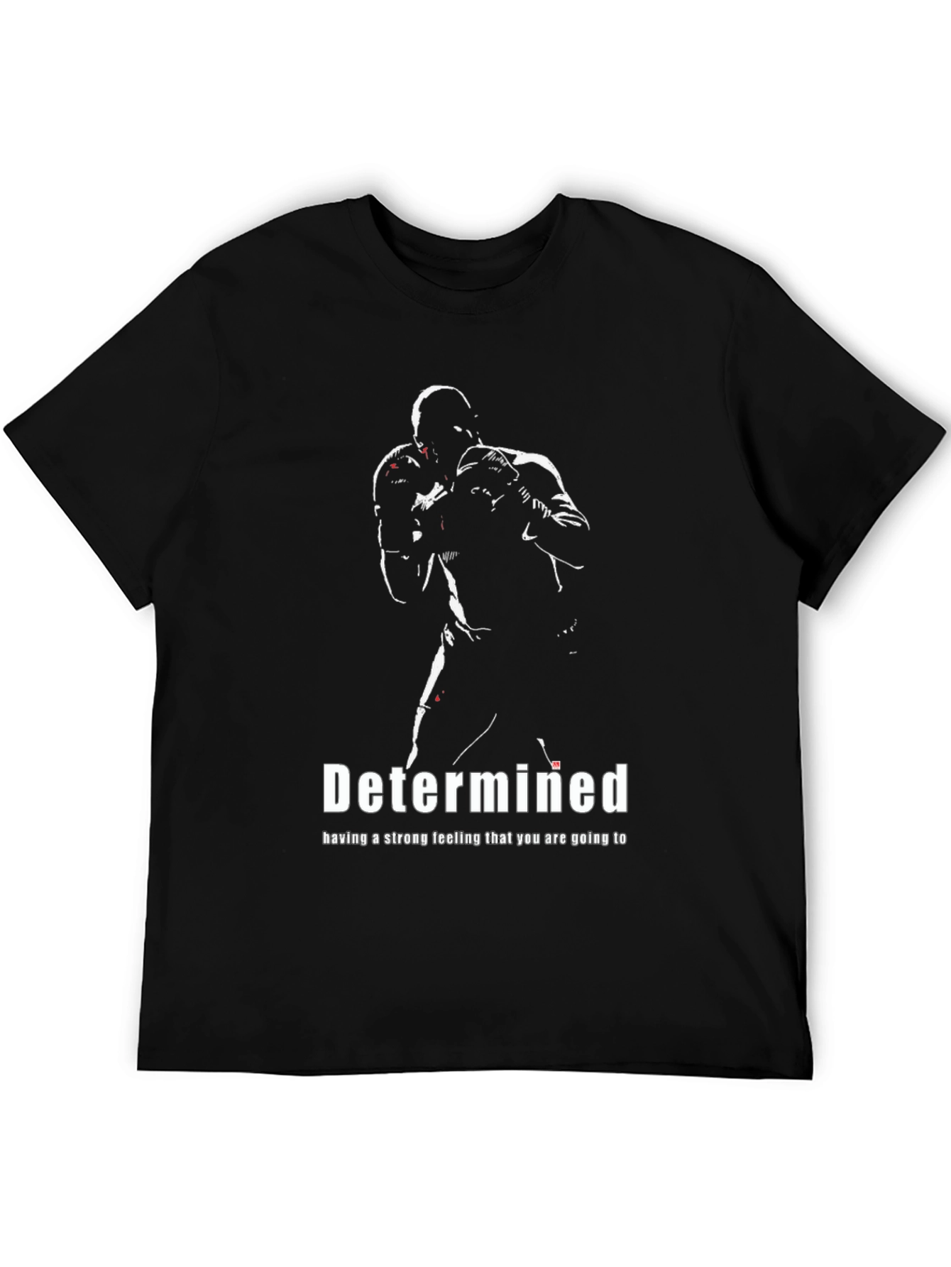 Determined Boxing T-Shirt - Motivation & Strength