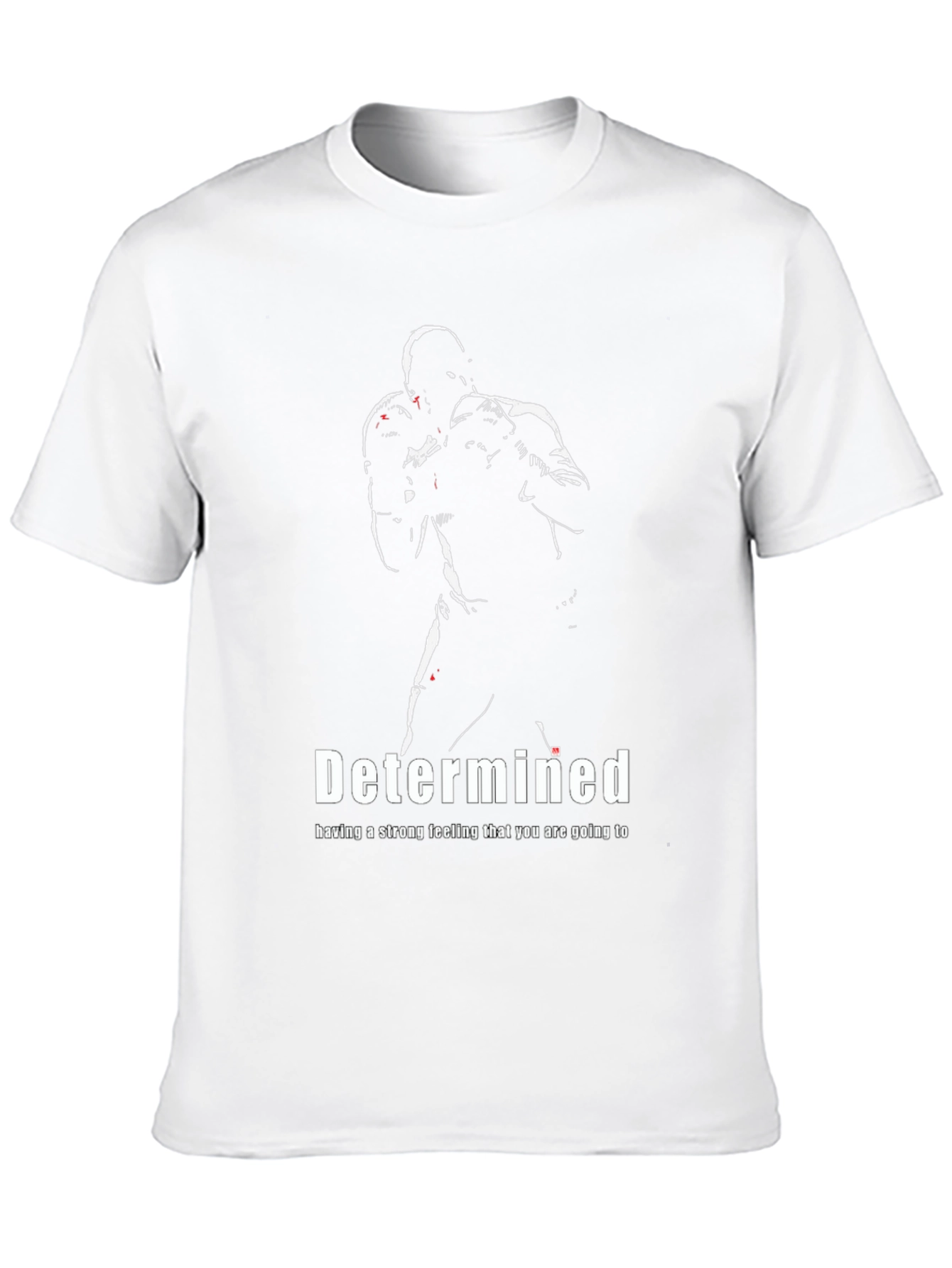 Determined Boxing T-Shirt - Motivation & Strength