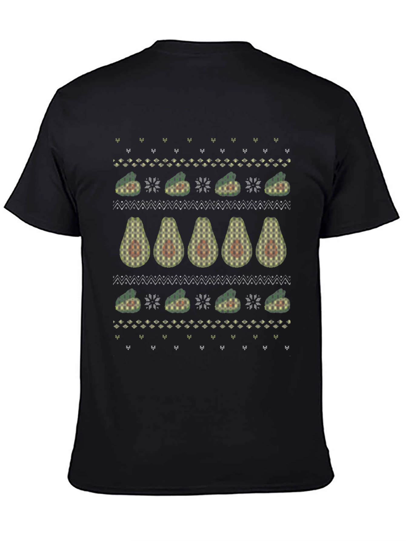 Avocado Sweater Pattern Graphic Tee