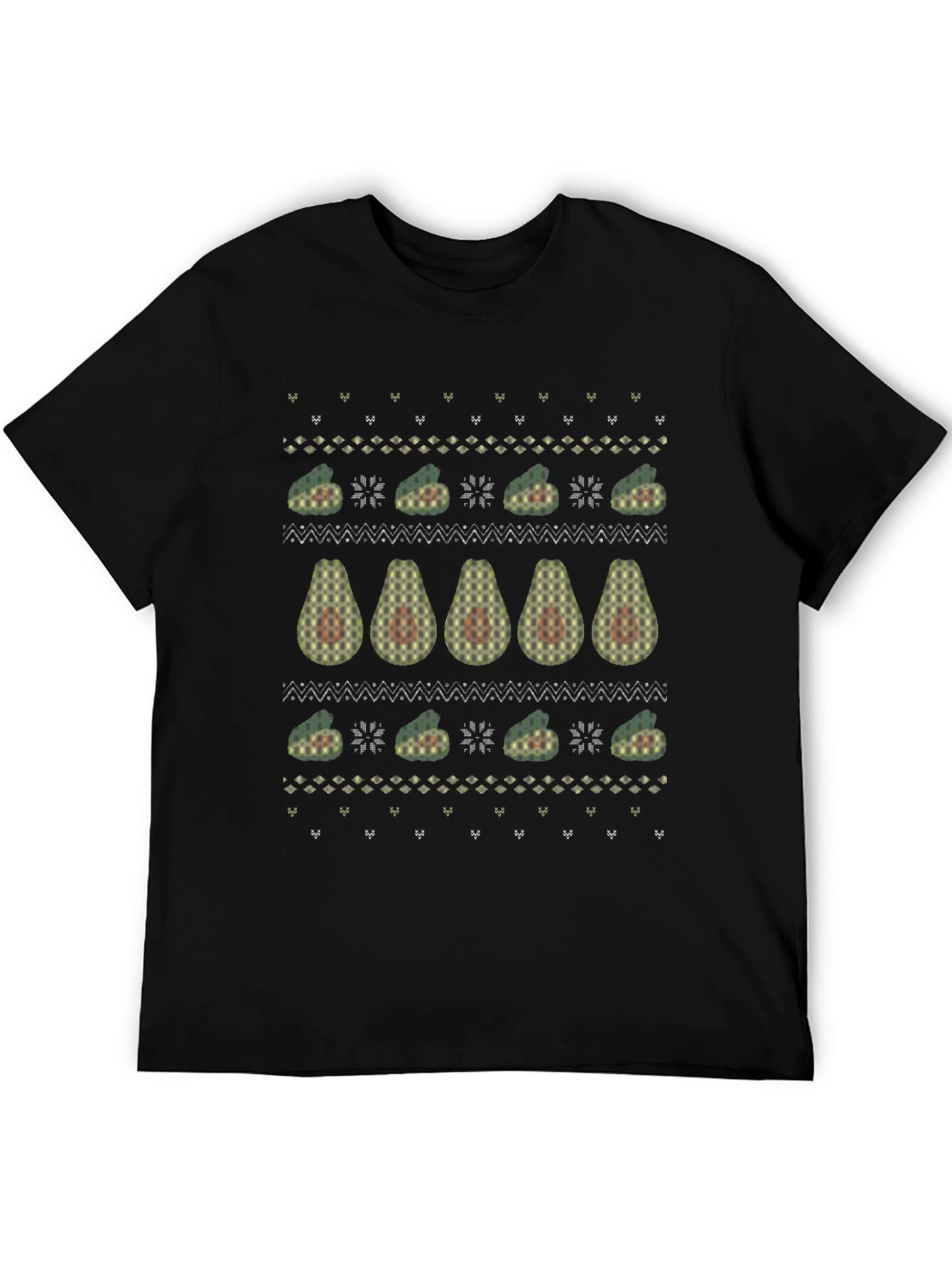 Avocado Sweater Pattern Graphic Tee