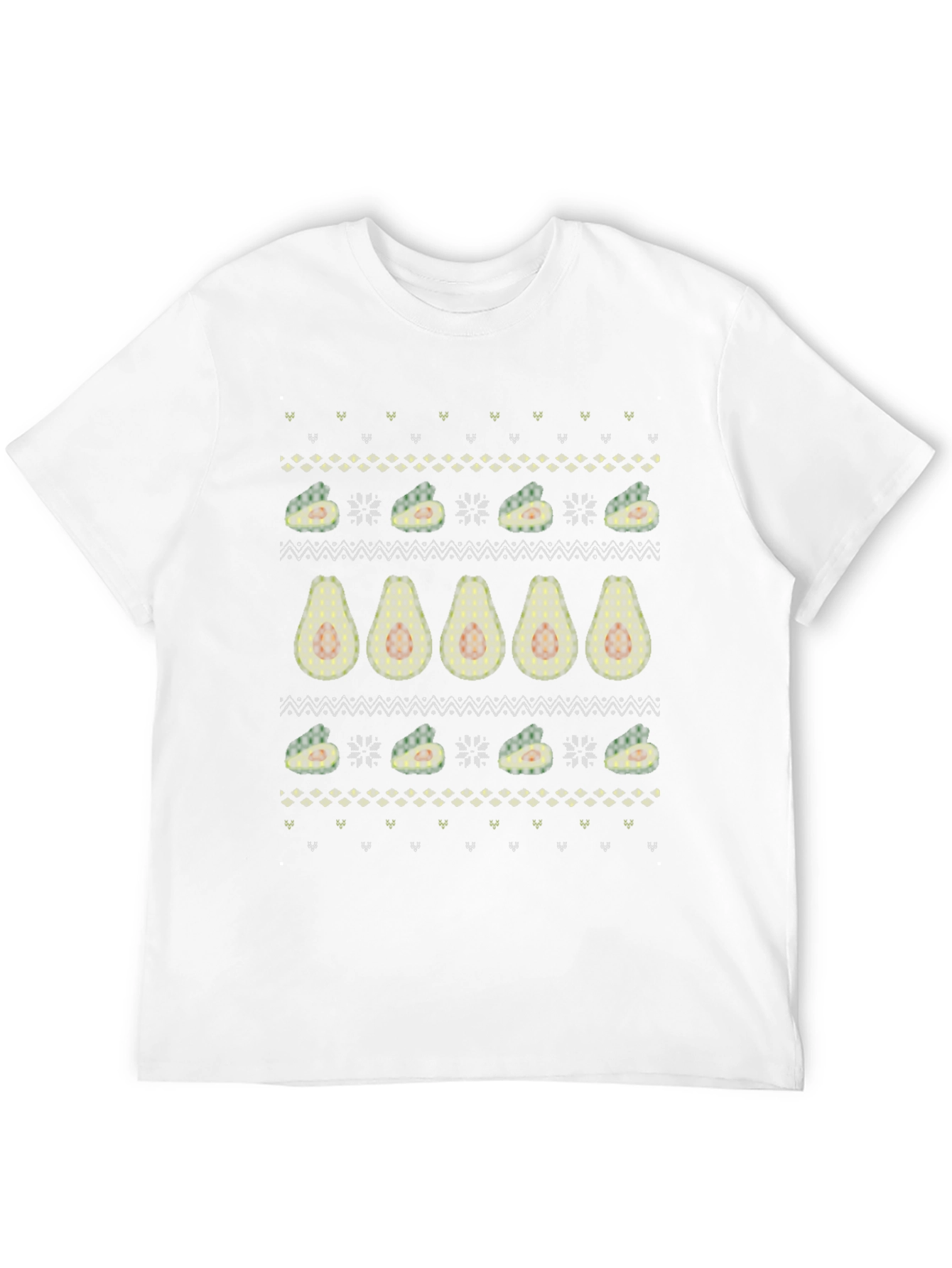 Avocado Sweater Pattern Graphic Tee