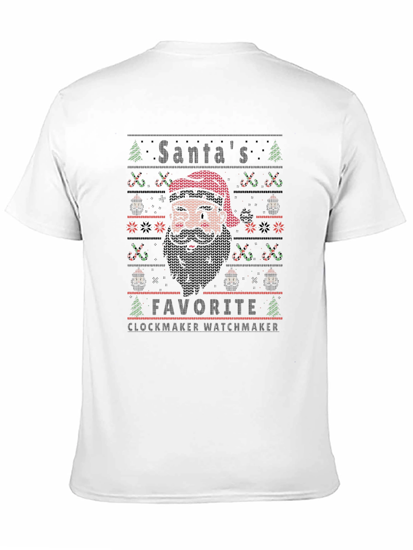 Santas Favorite Clockmaker Watchmaker T-Shirt