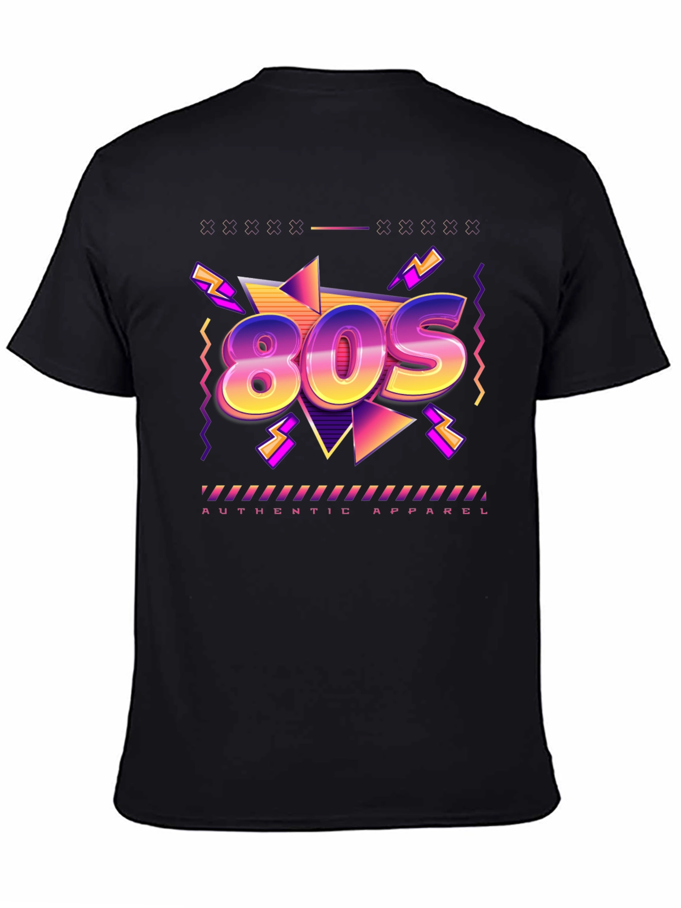 Retro 80s Graphic T-Shirt - Authentic Apparel