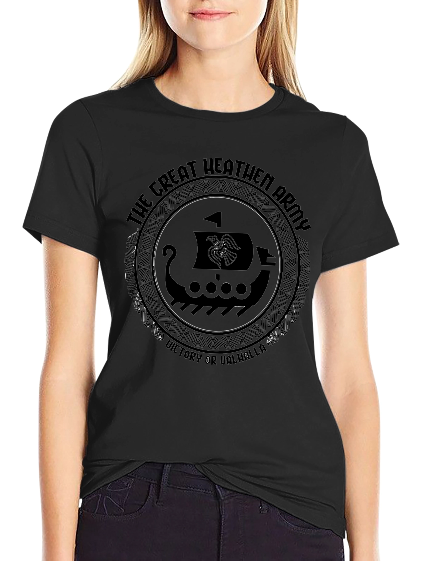 Great Heathen Army Viking Ship T-Shirt