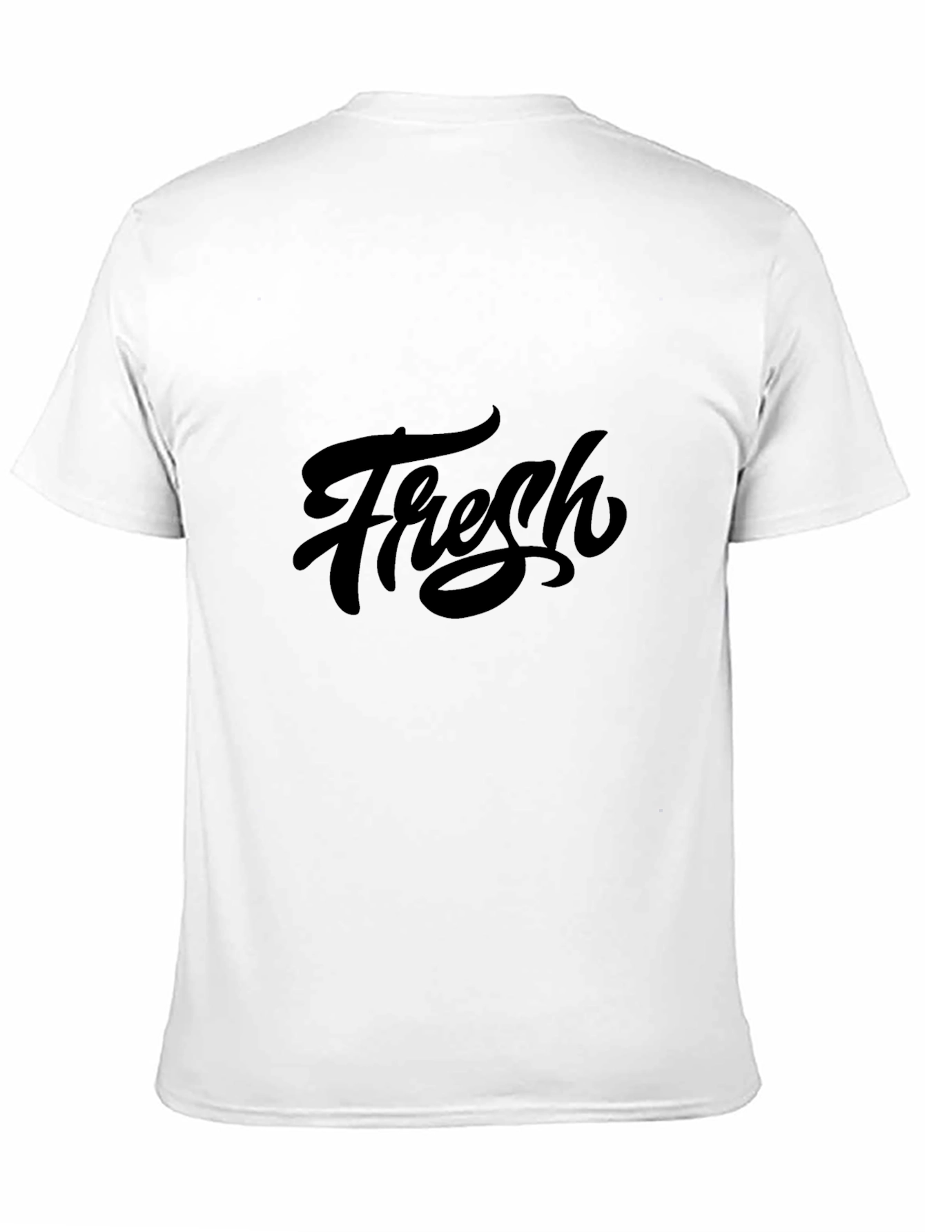Fresh Graphic Print Black T-Shirt