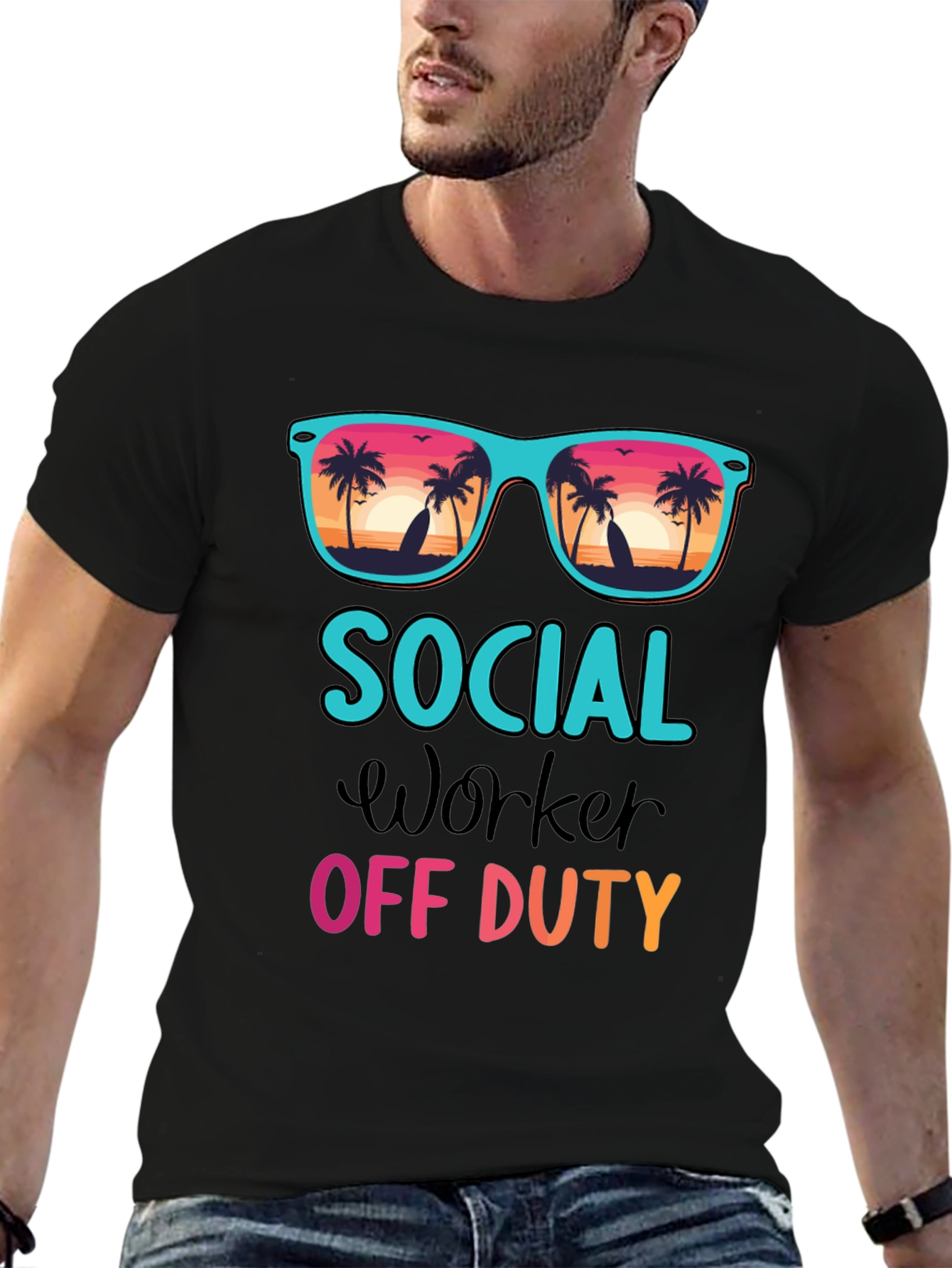 Social Worker Off Duty Graphic Tee