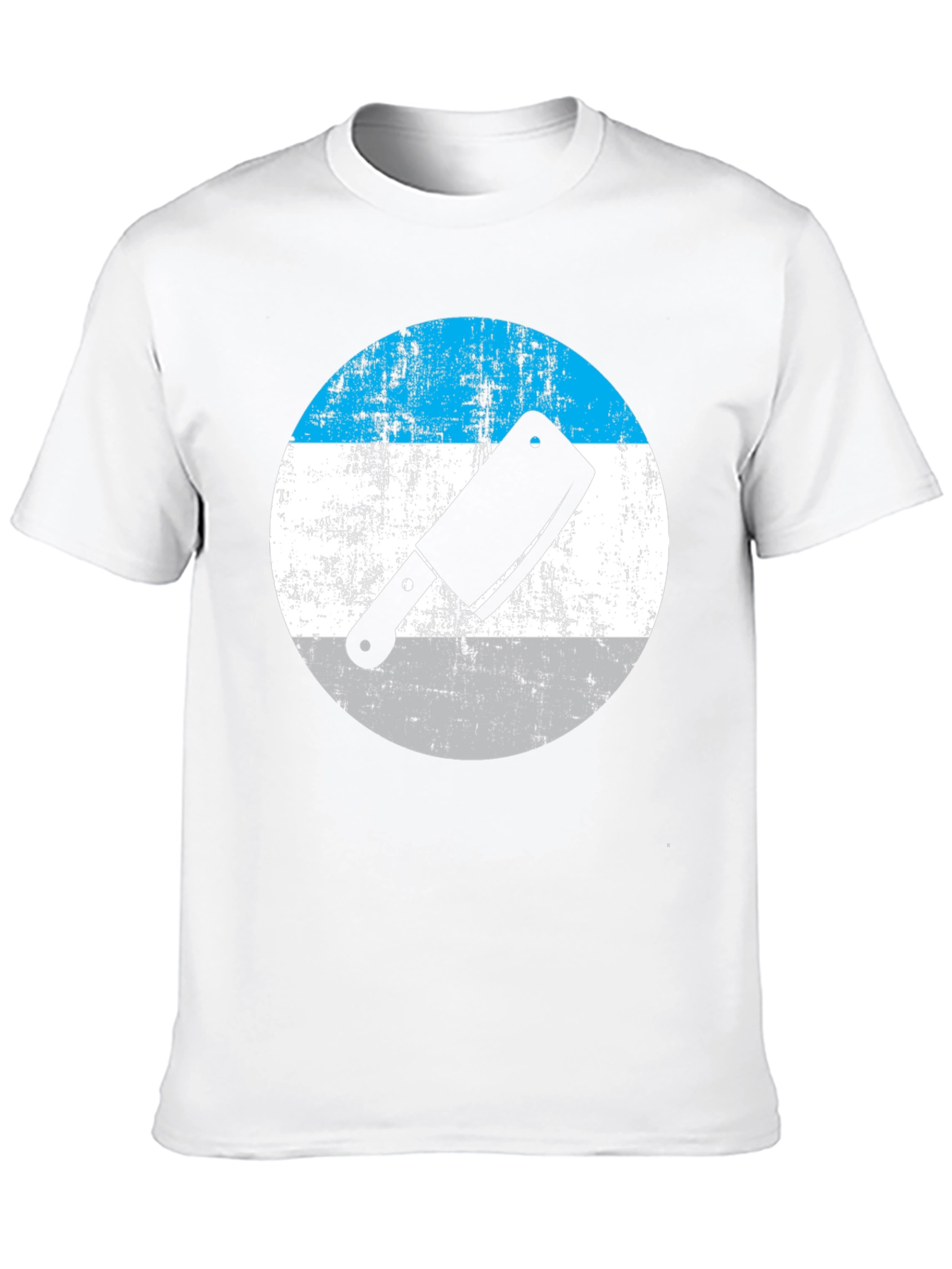 Butcher Cleaver Graphic Tee - Retro Kitchen Humor