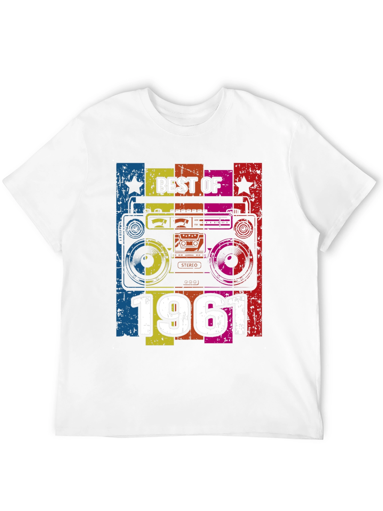 Best of 1961 Retro Boombox T-Shirt