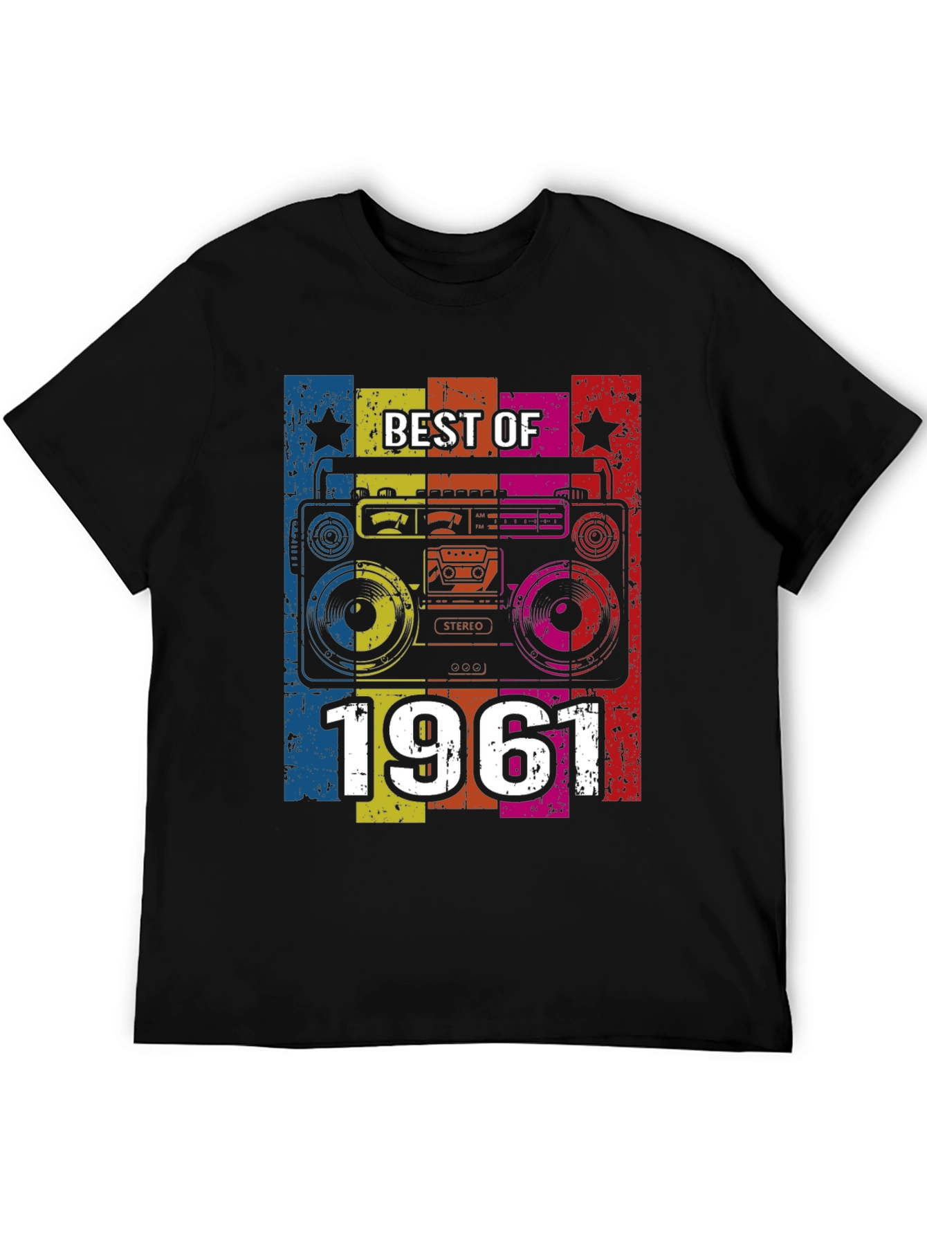 Best of 1961 Retro Boombox T-Shirt