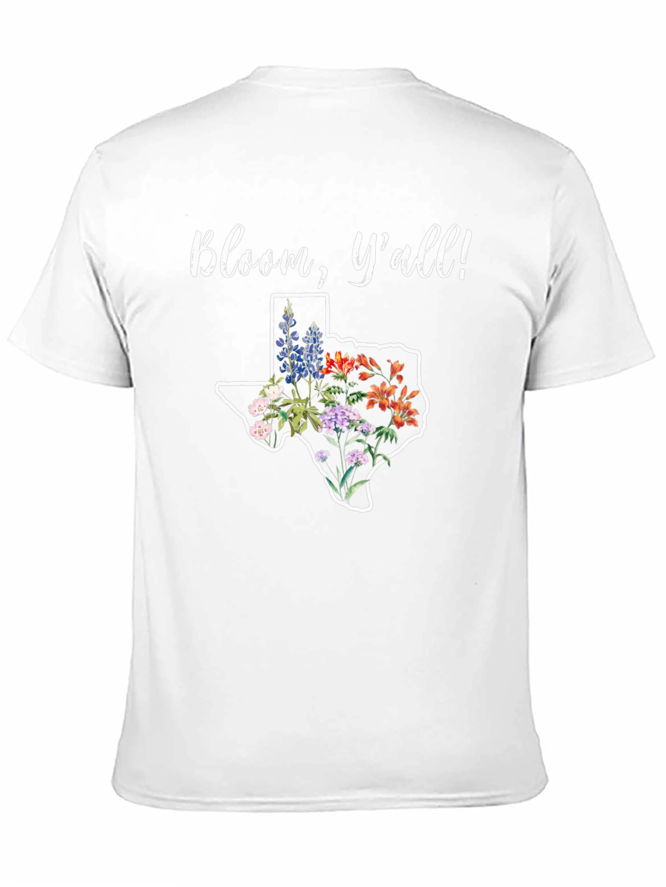 Bloom Yall! Texas Flowers Graphic T-Shirt