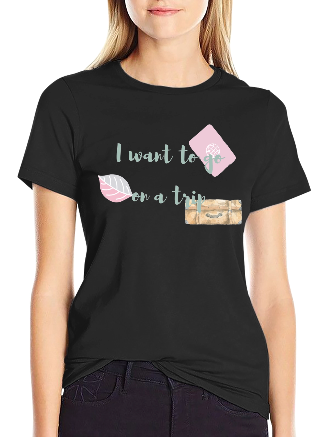 I Want to Go on a Trip Graphic T-Shirt