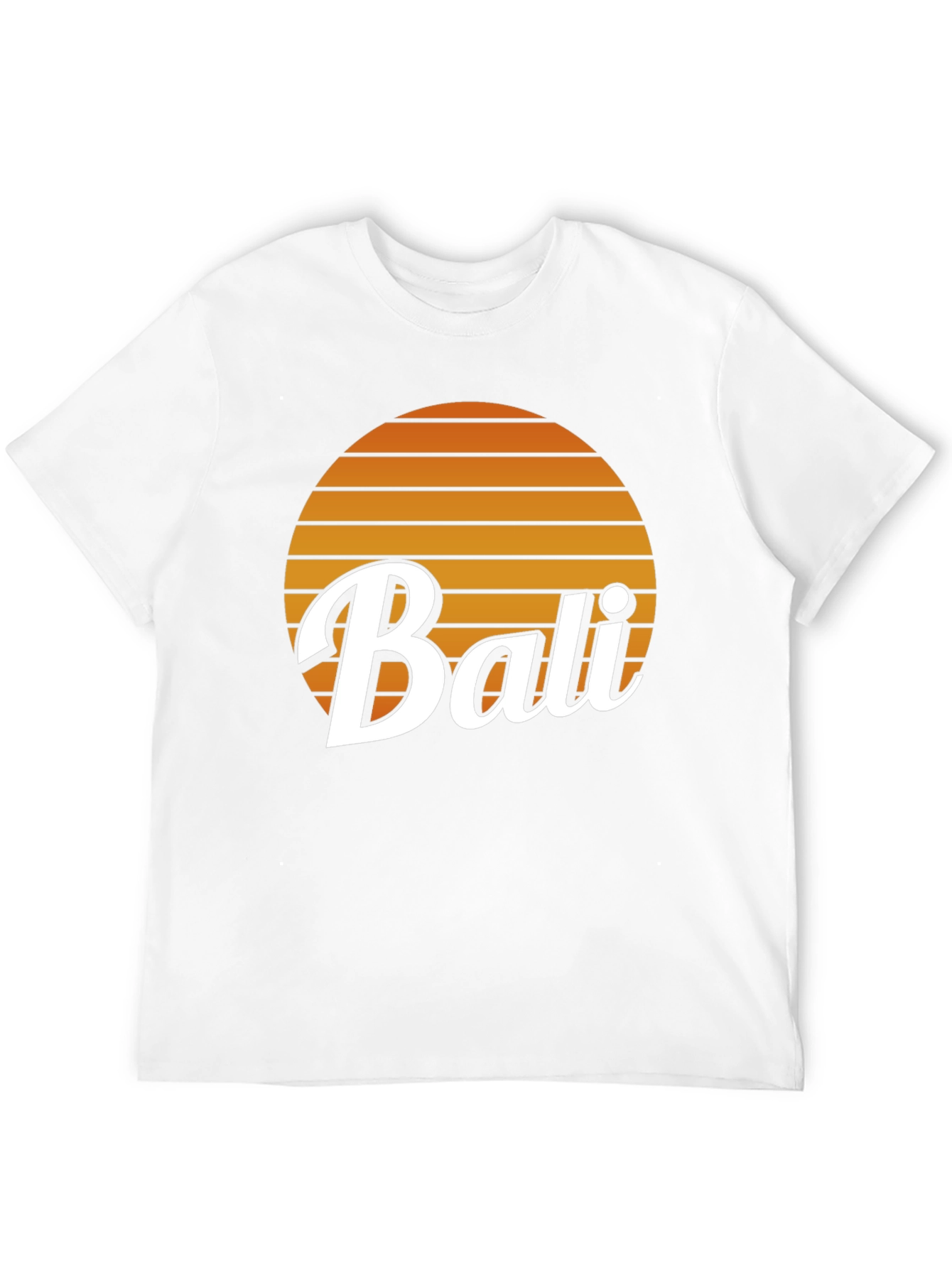 Bali Sunset Graphic Tee - Retro Vacation Vibes