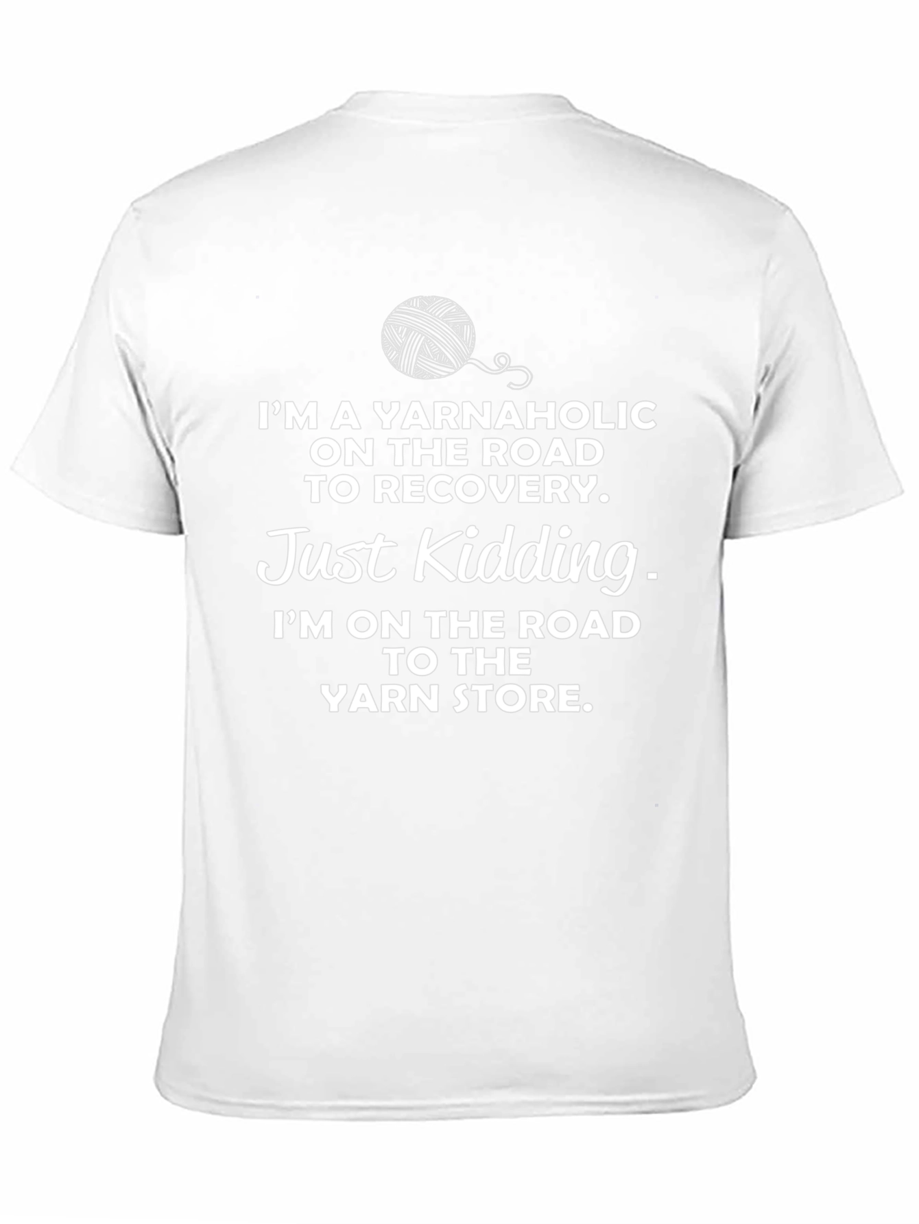 Yarnaholic T-Shirt - Knitting Humor Tee