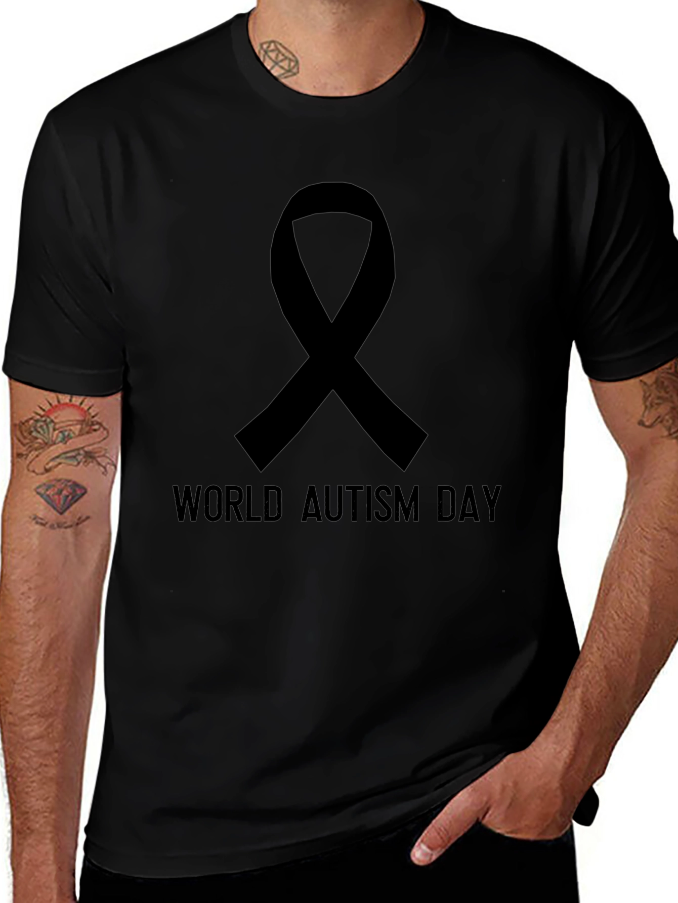 World Autism Day Ribbon T-Shirt