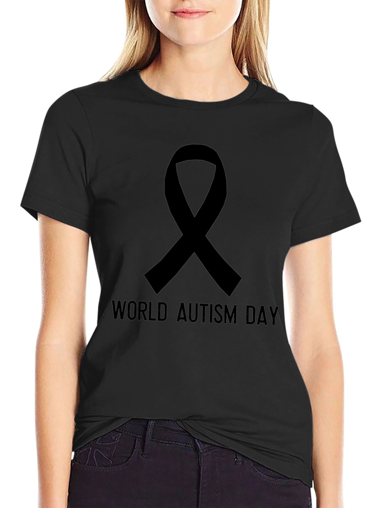 World Autism Day Ribbon T-Shirt