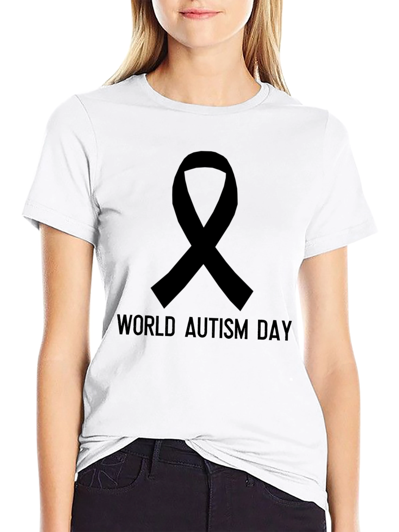World Autism Day Ribbon T-Shirt