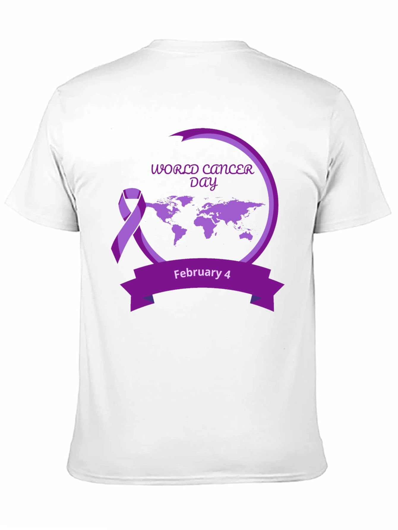 World Cancer Day Black T-Shirt