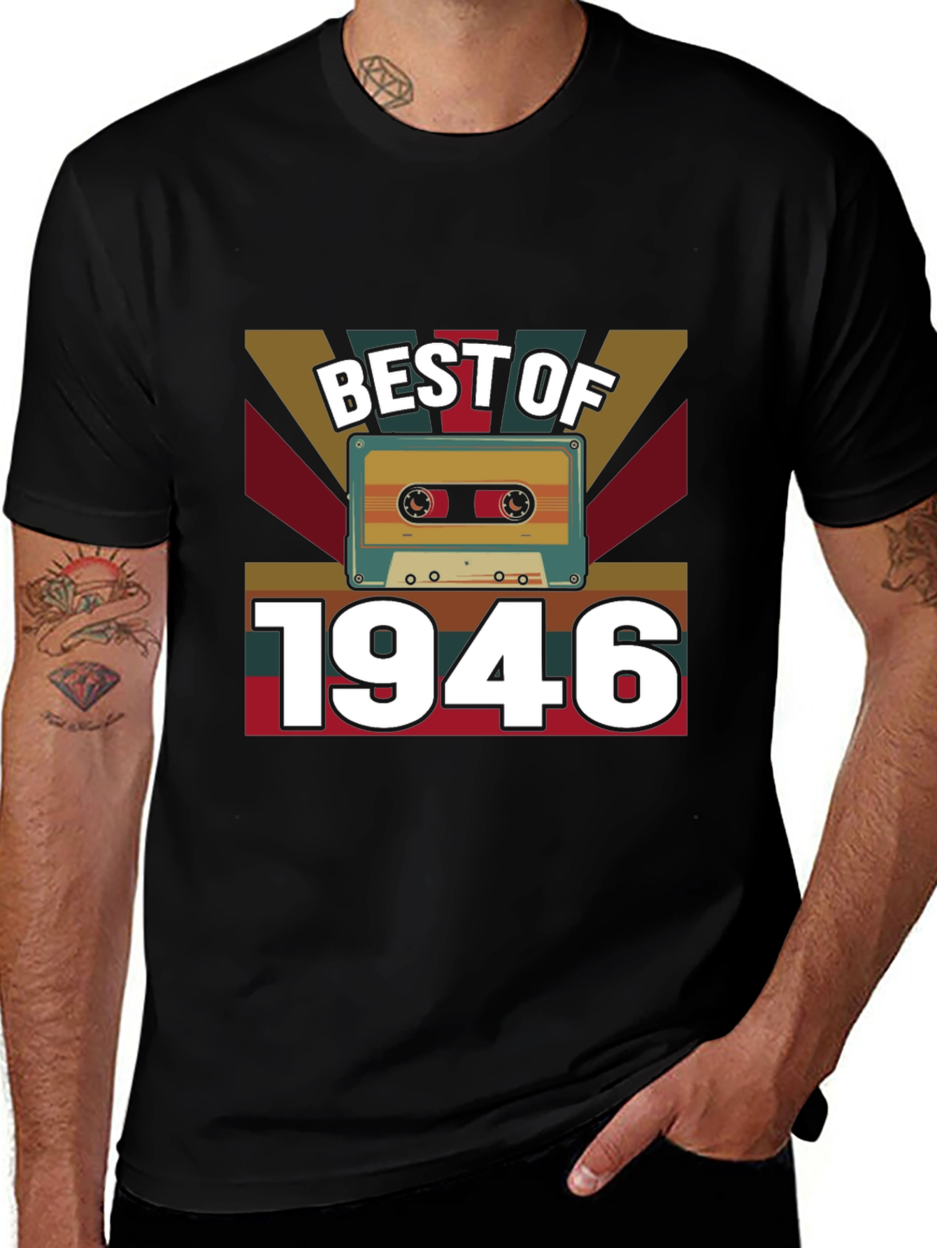 Best of 1946 Cassette Tape T-Shirt
