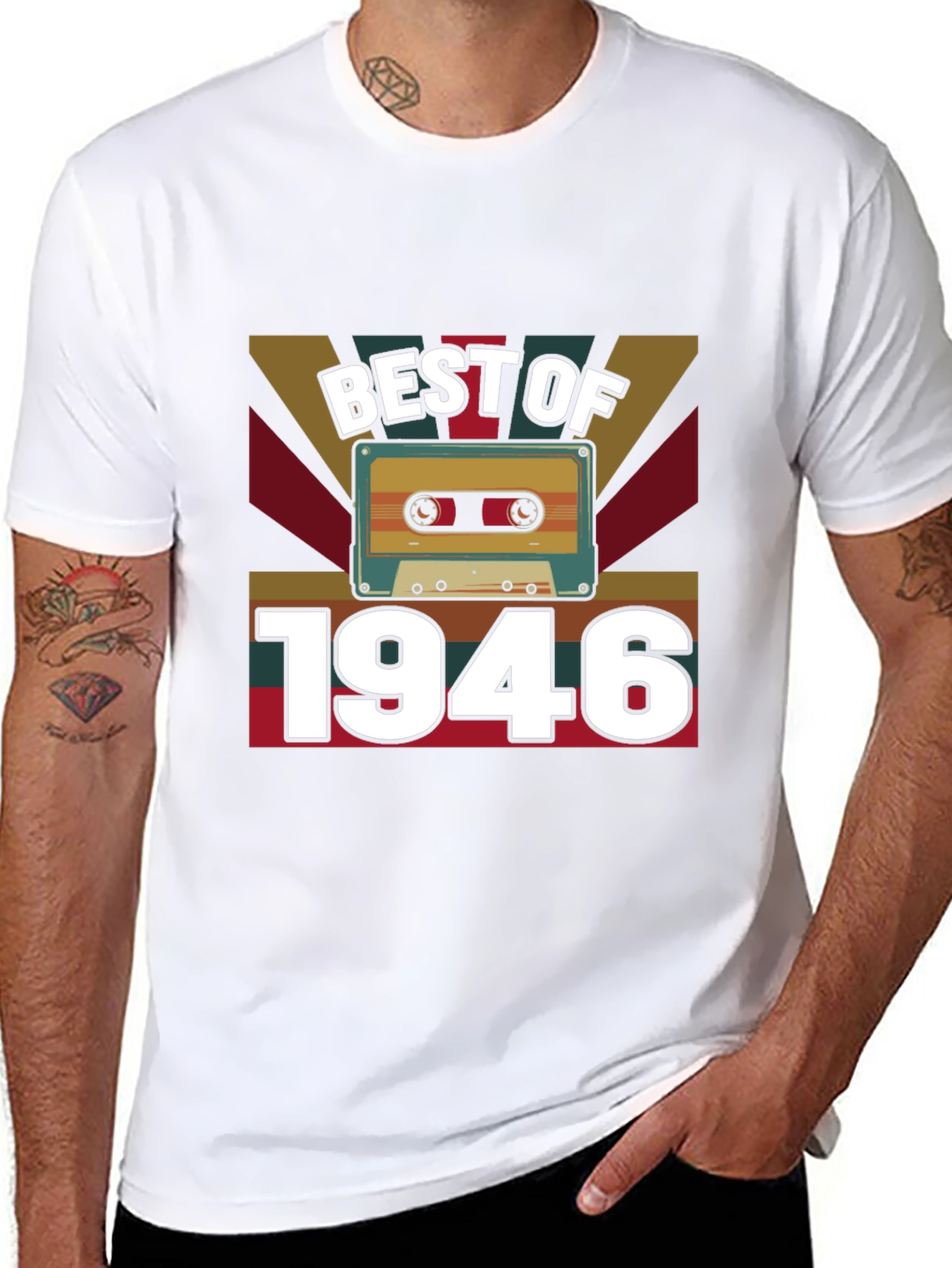 Best of 1946 Cassette Tape T-Shirt