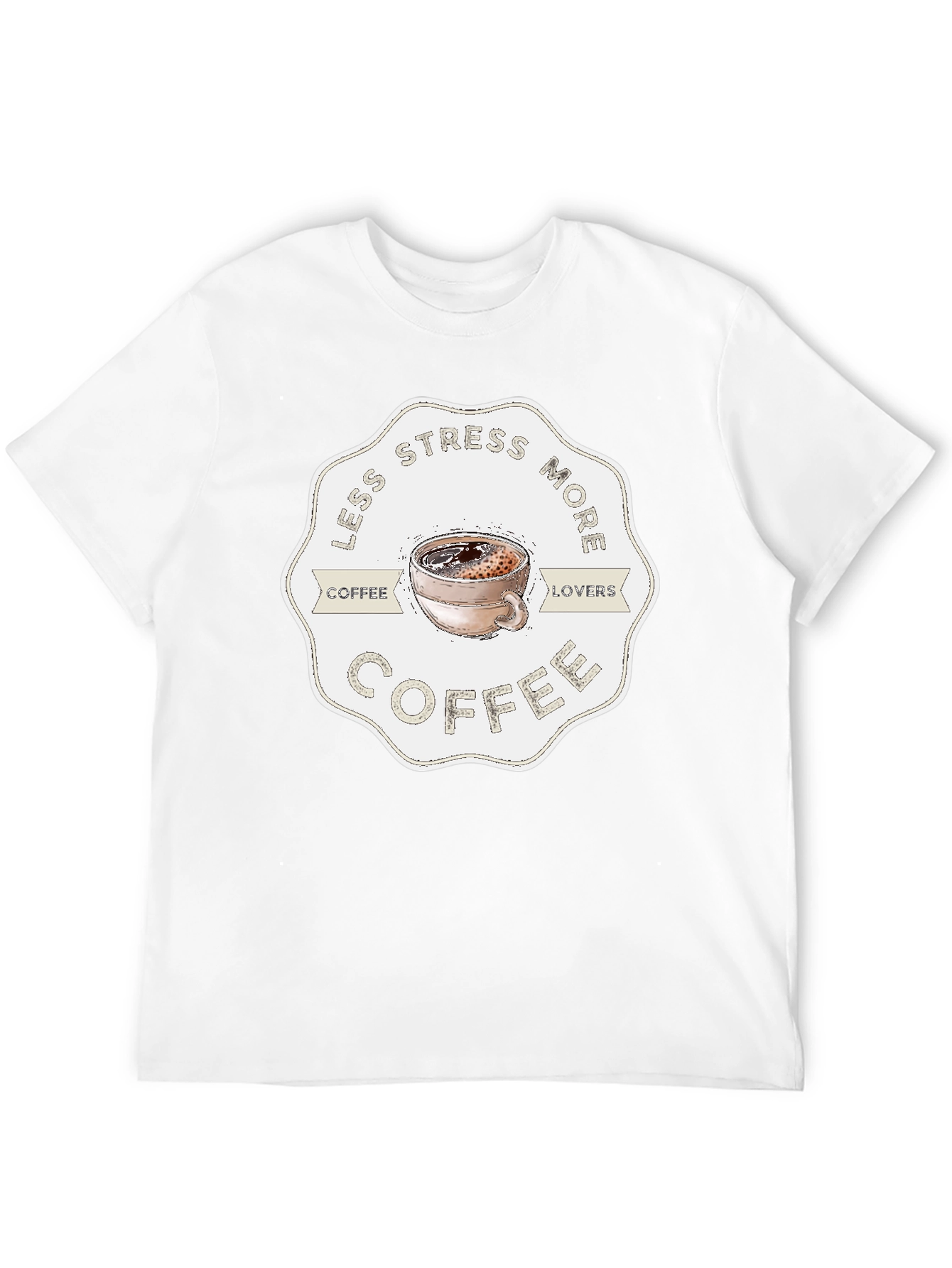 Less Stress More Coffee Graphic Tee