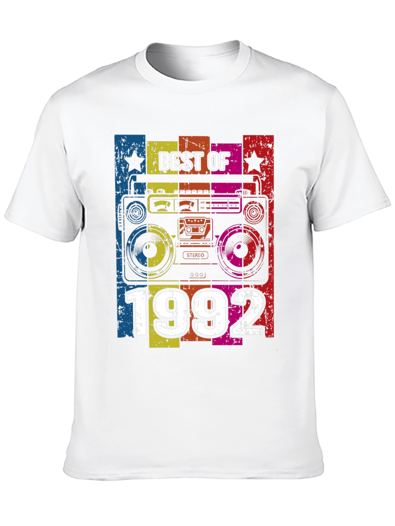 Best of 1992 Graphic Tee - Retro Boombox Design