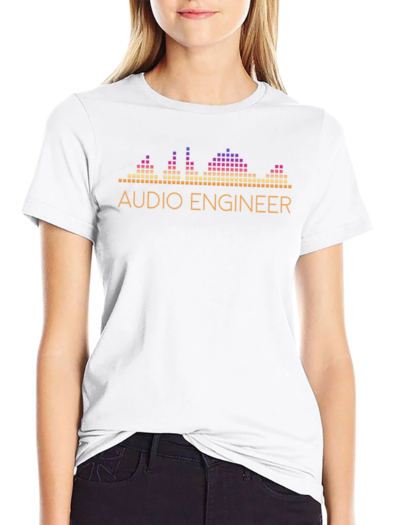 Audio Engineer T-Shirt - Sound Wave Design