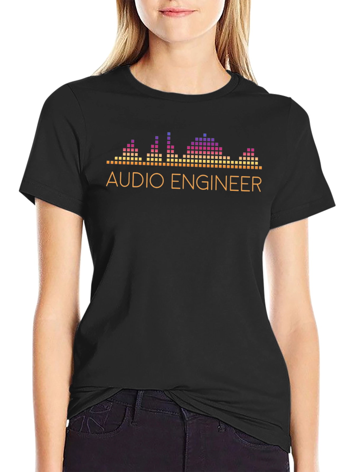 Audio Engineer T-Shirt - Sound Wave Design