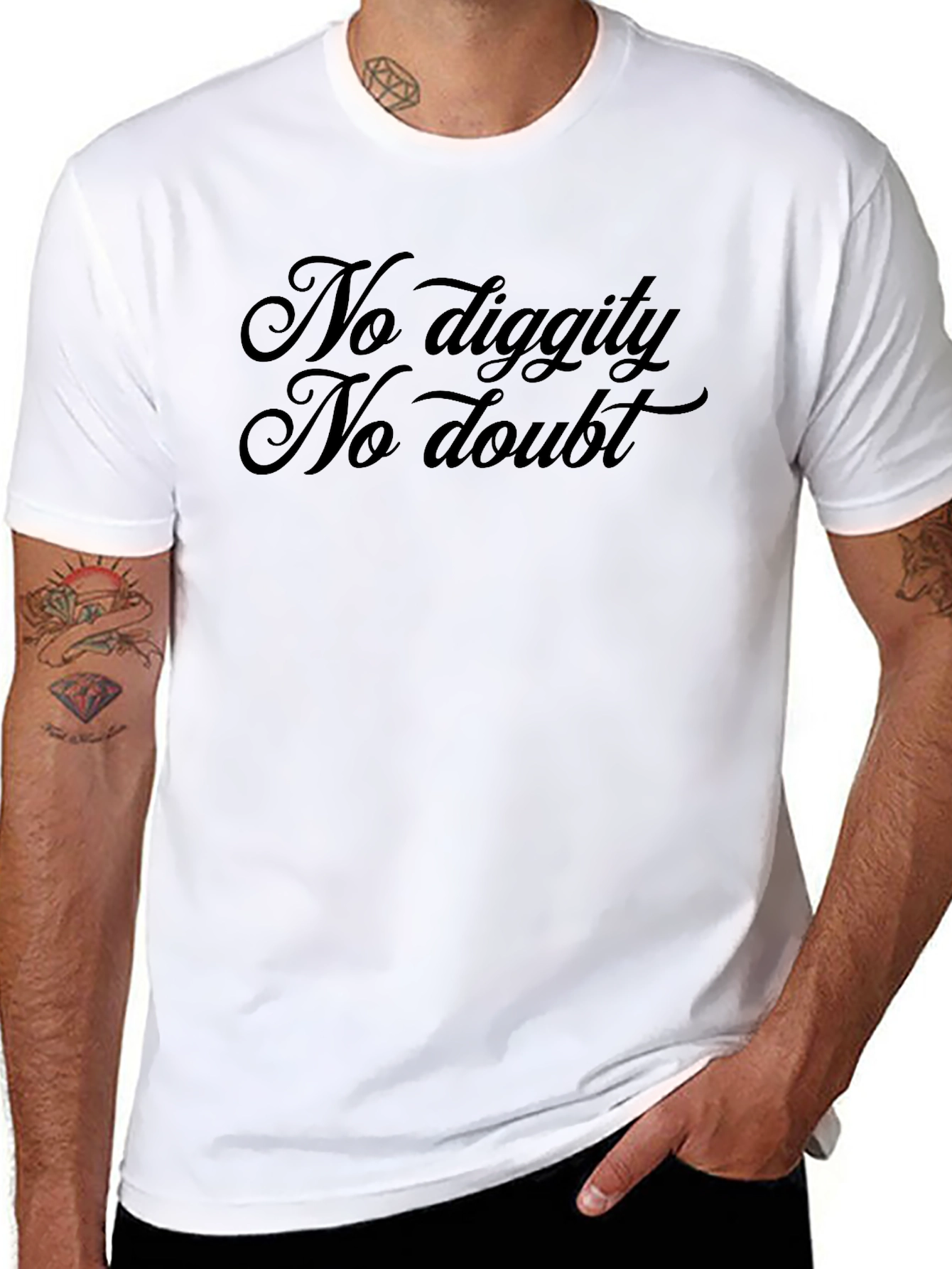 No Diggity No Doubt Black T-Shirt