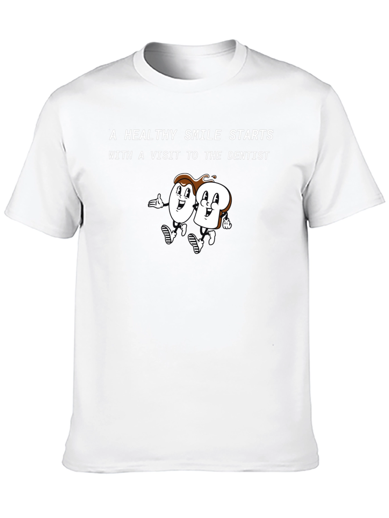 Healthy Smile Dentist Visit Black T-Shirt