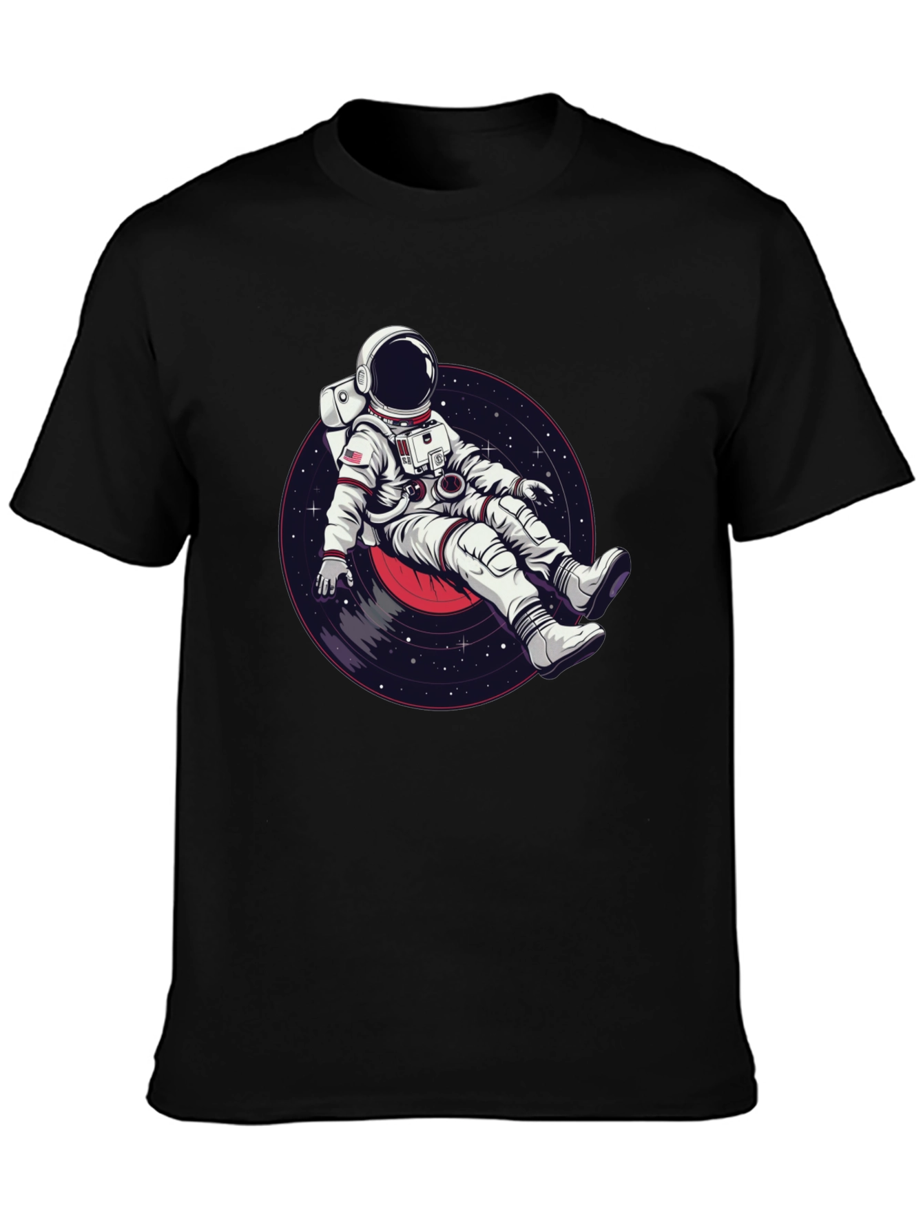 Astronaut Record T-Shirt - Space Music
