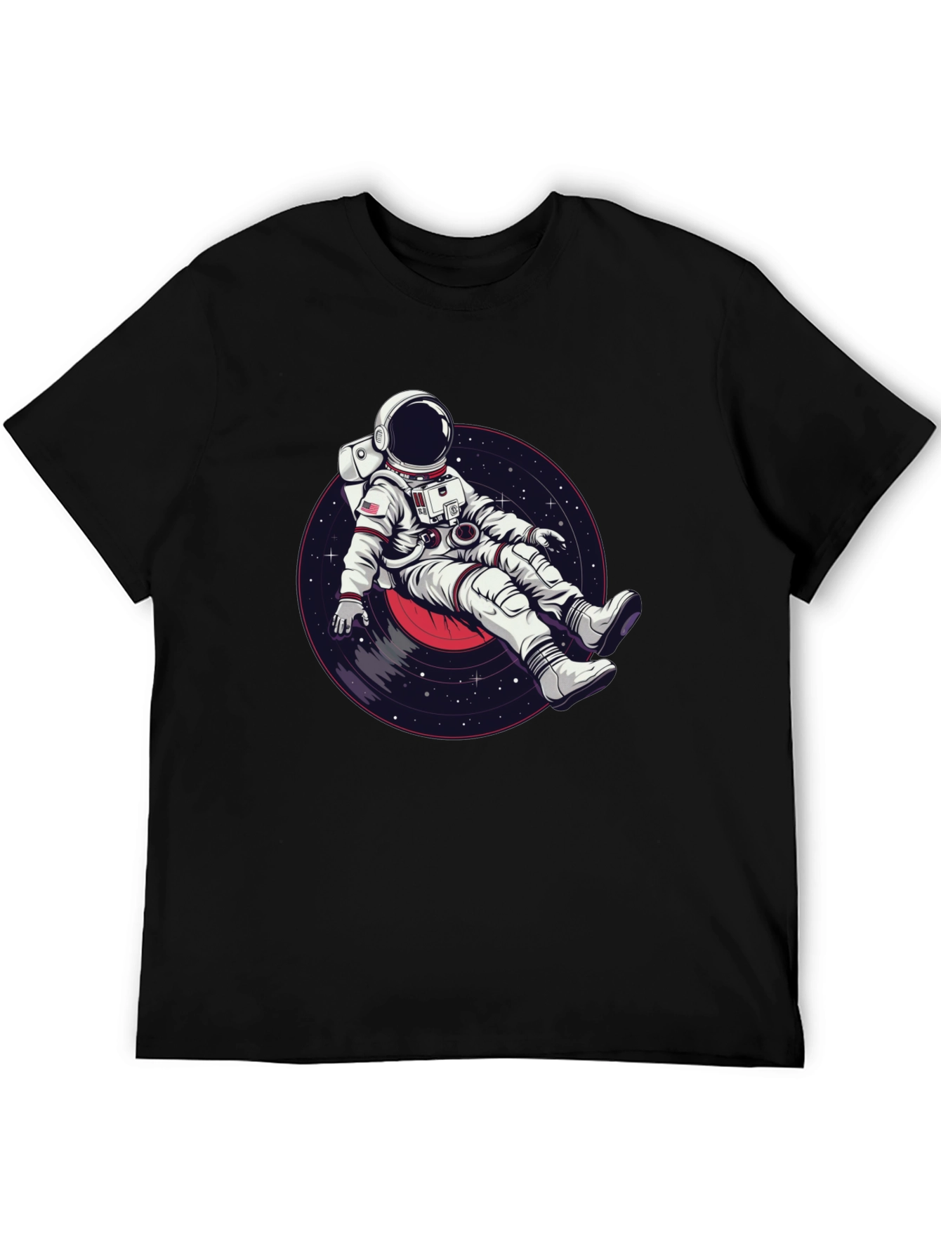 Astronaut Record T-Shirt - Space Music